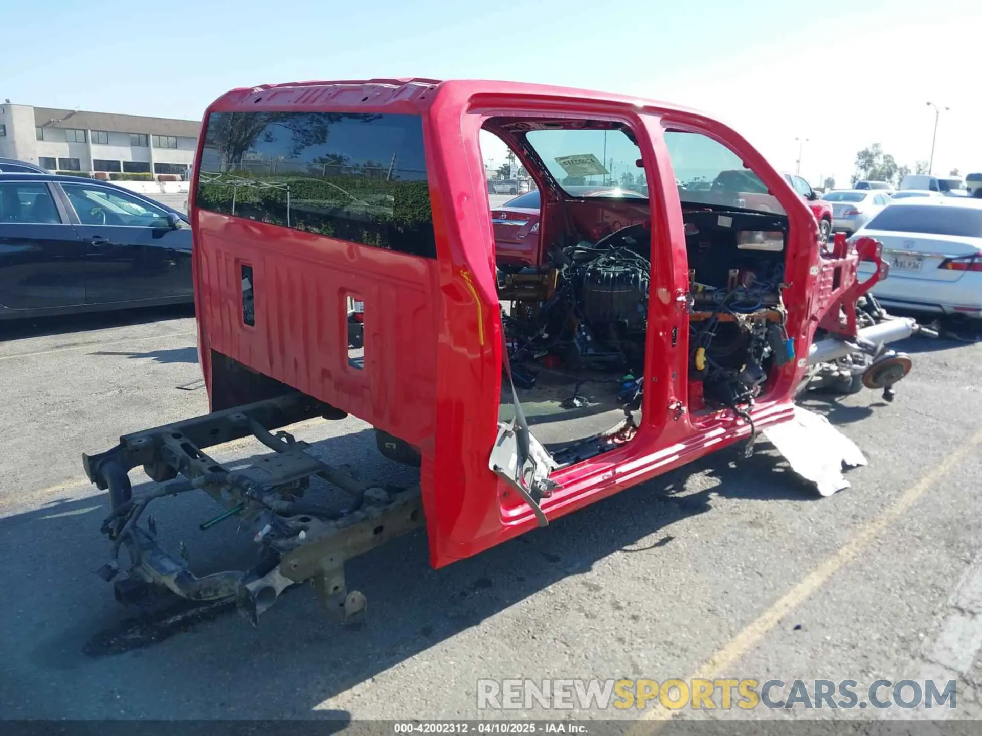 4 Photograph of a damaged car 1GCPWDED0MZ311994 CHEVROLET SILVERADO 1500 2021