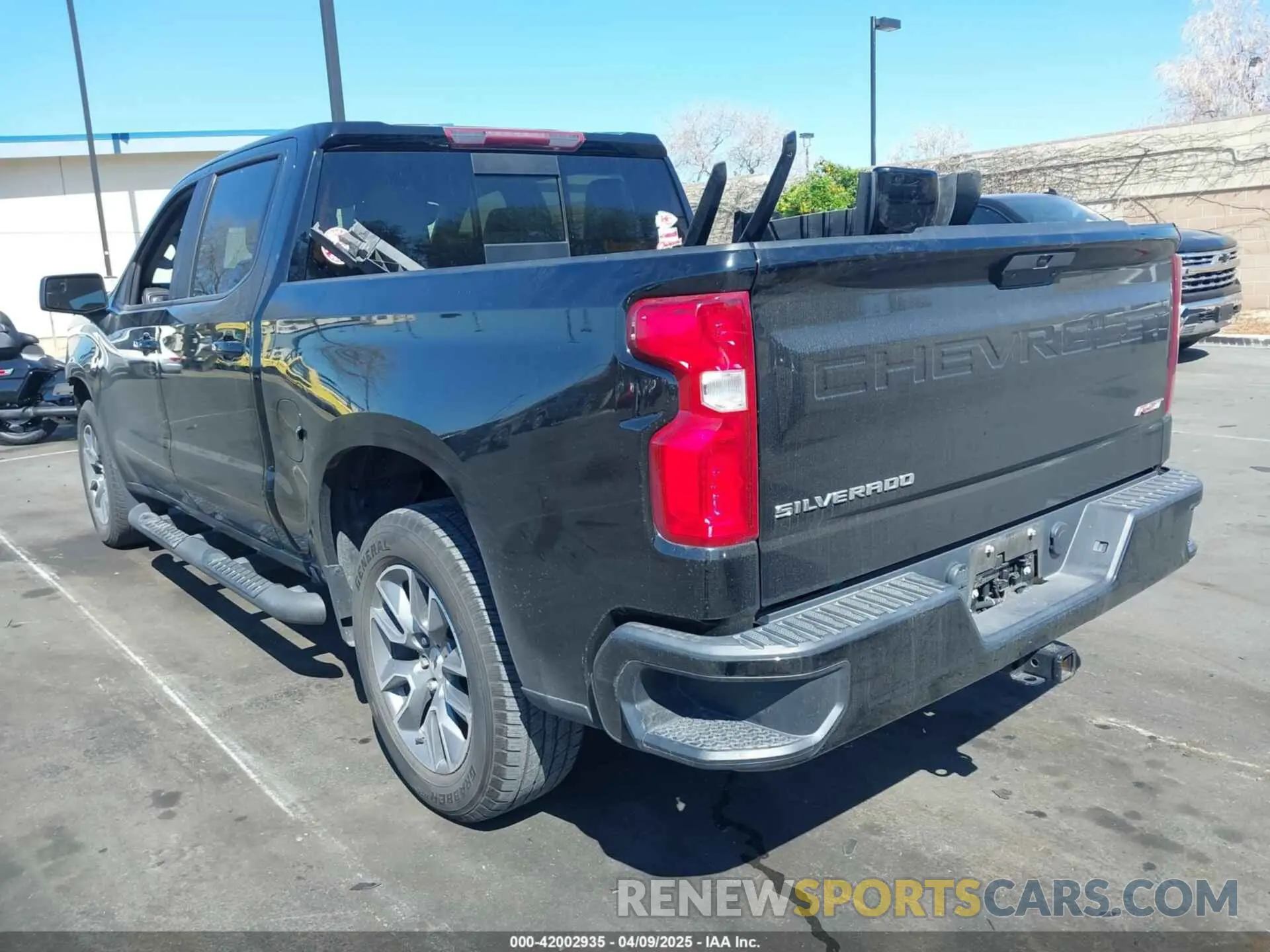 3 Photograph of a damaged car 1GCPWDED4MZ227693 CHEVROLET SILVERADO 1500 2021