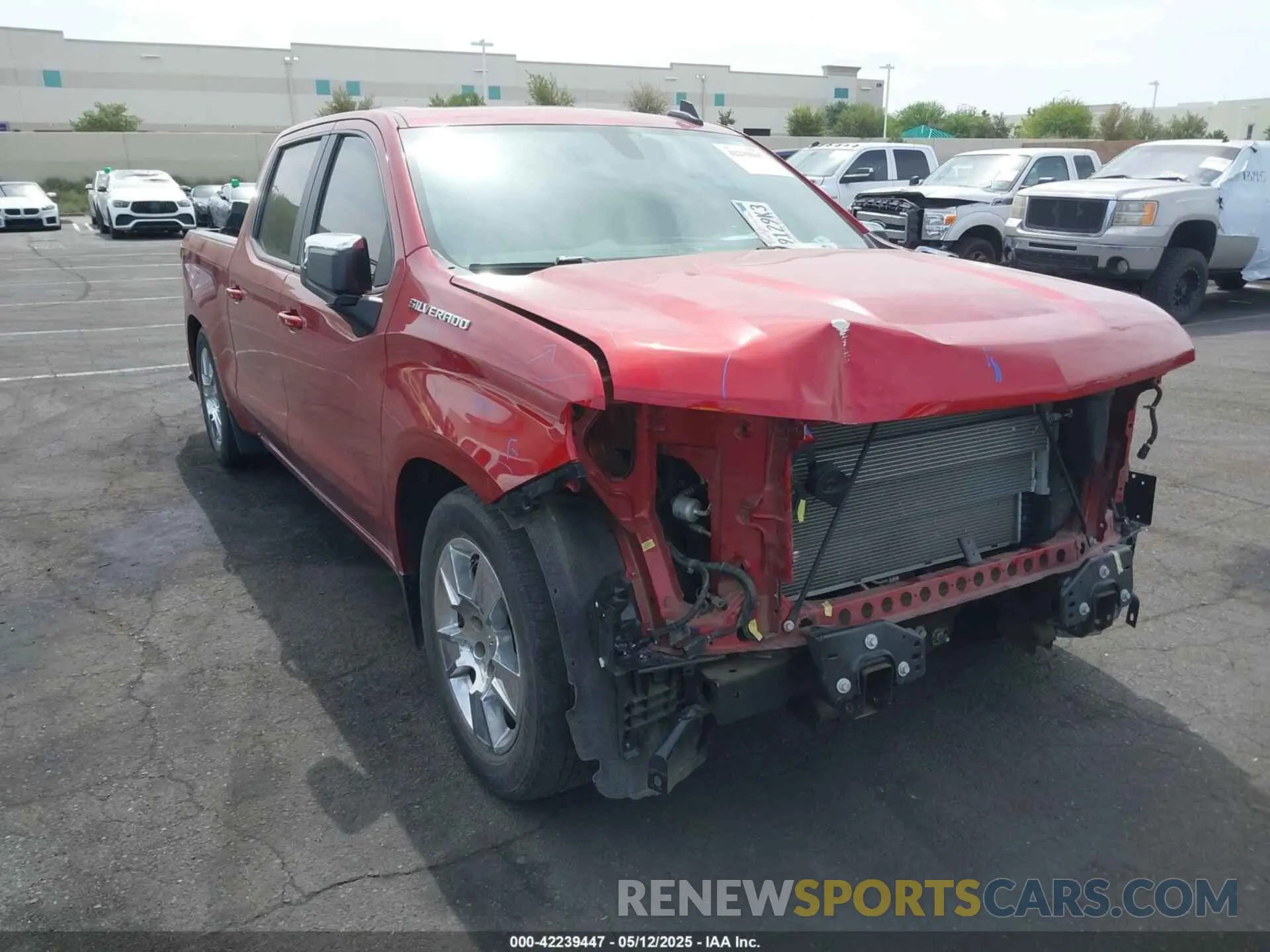 1 Фотография поврежденного автомобиля 1GCPWDED9MZ258471 CHEVROLET SILVERADO 1500 2021