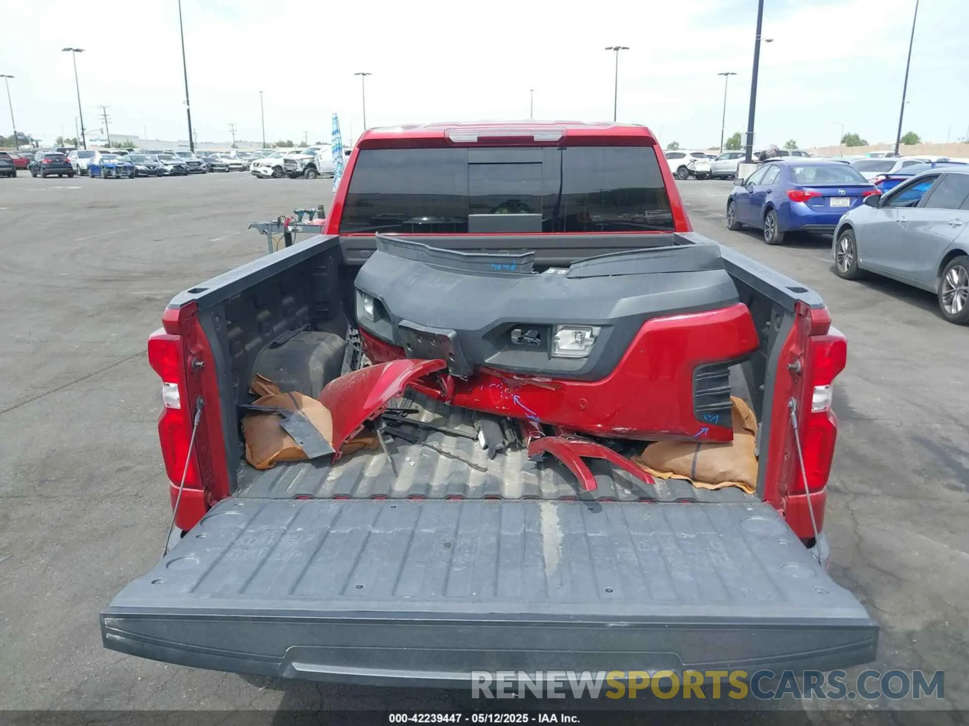 12 Фотография поврежденного автомобиля 1GCPWDED9MZ258471 CHEVROLET SILVERADO 1500 2021