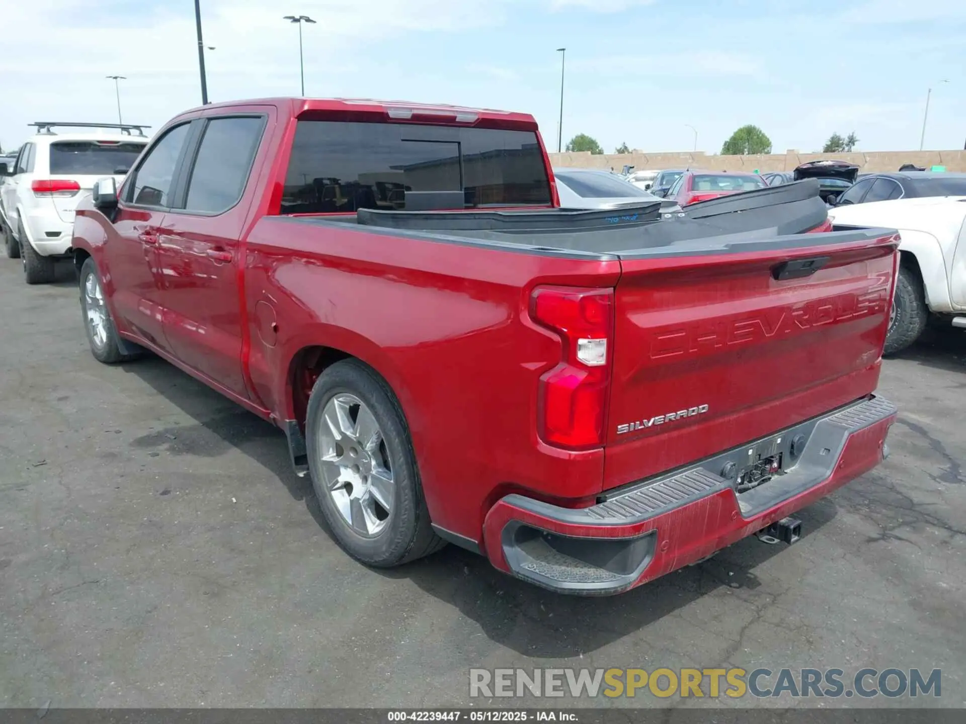 3 Фотография поврежденного автомобиля 1GCPWDED9MZ258471 CHEVROLET SILVERADO 1500 2021