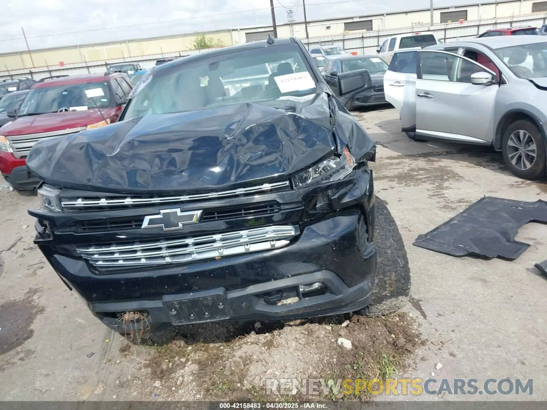 12 Photograph of a damaged car 1GCPWDEDXMZ392292 CHEVROLET SILVERADO 1500 2021