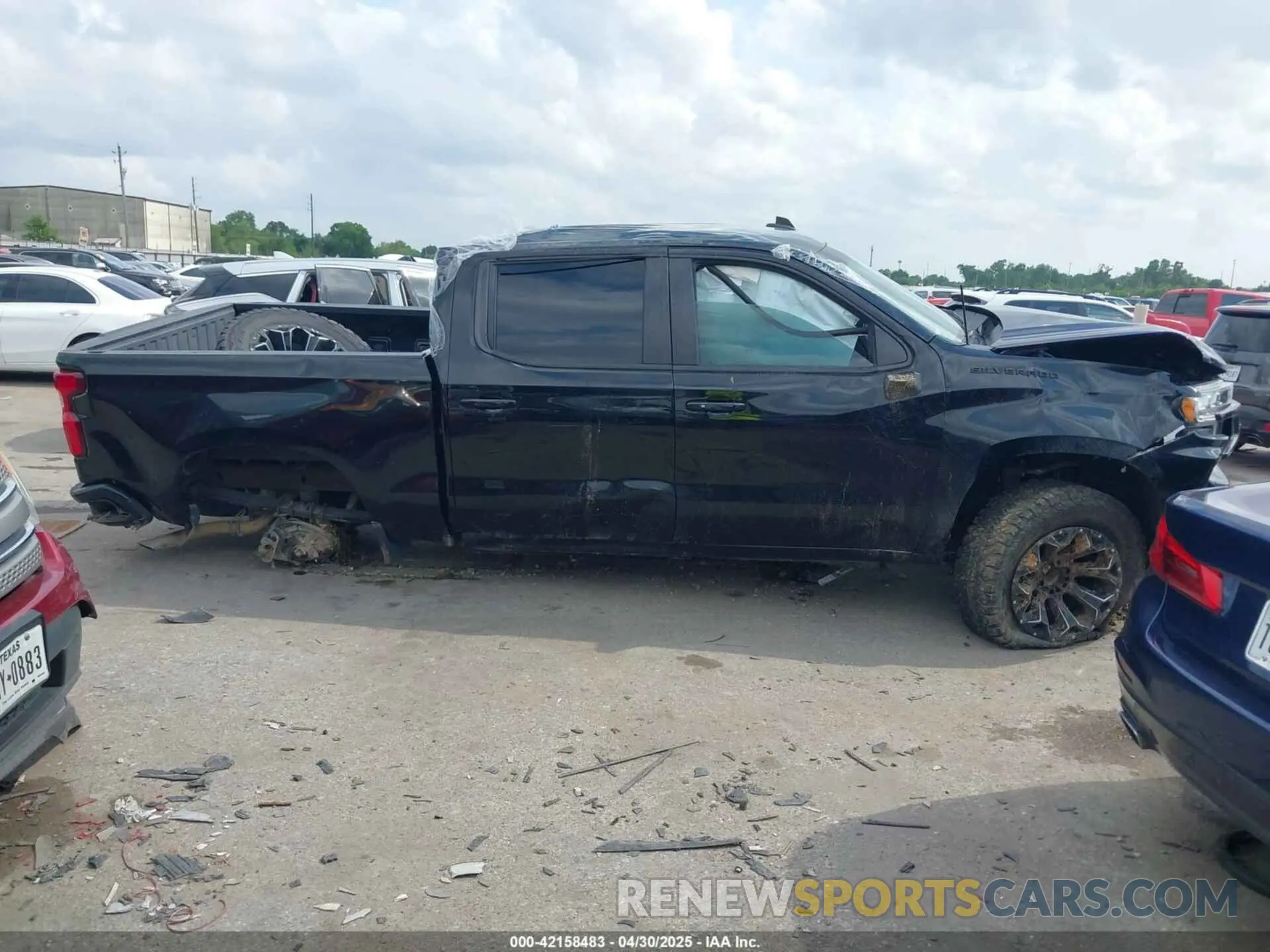 13 Photograph of a damaged car 1GCPWDEDXMZ392292 CHEVROLET SILVERADO 1500 2021