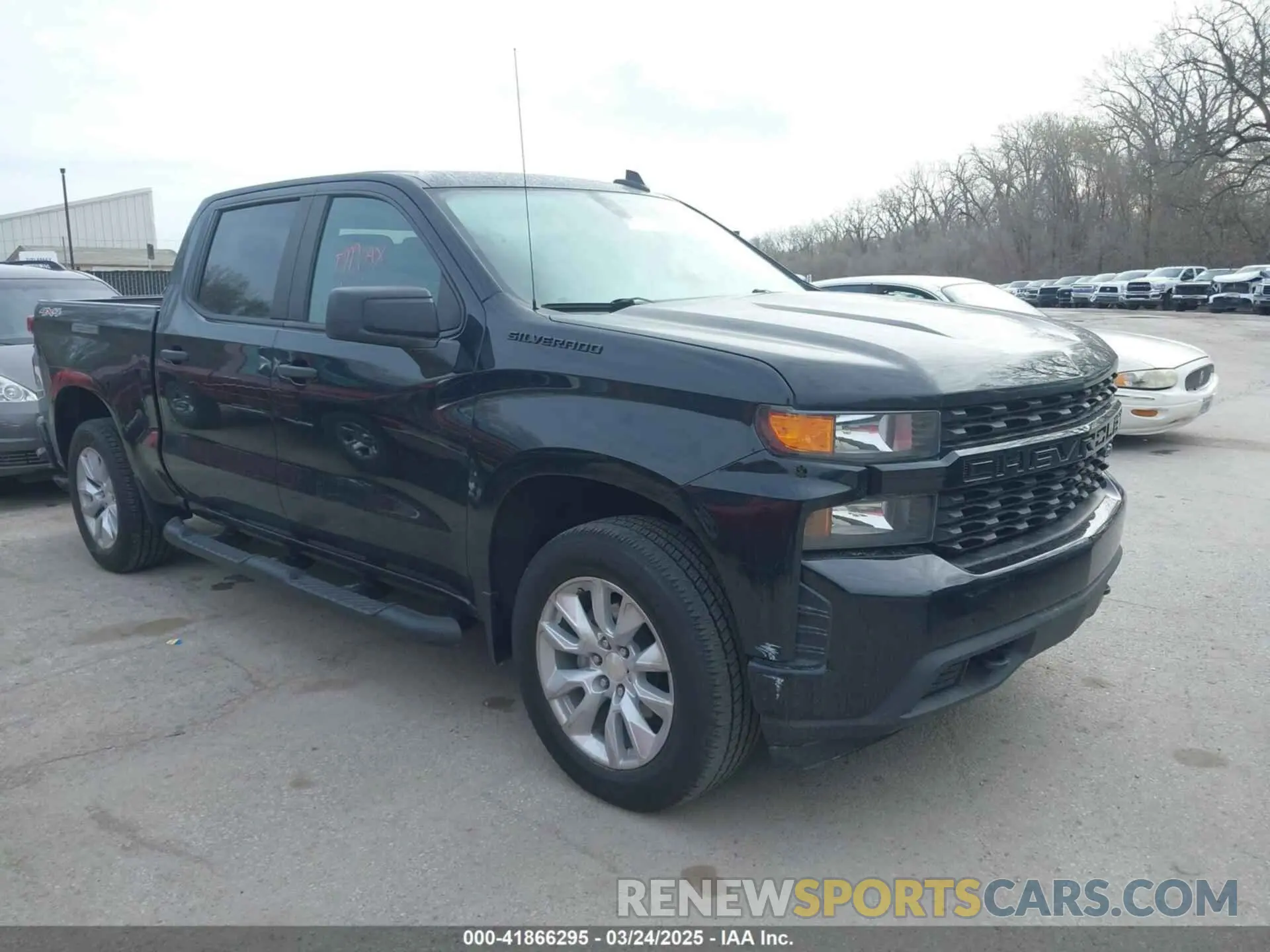 1 Photograph of a damaged car 1GCPYBEK2MZ247857 CHEVROLET SILVERADO 1500 2021