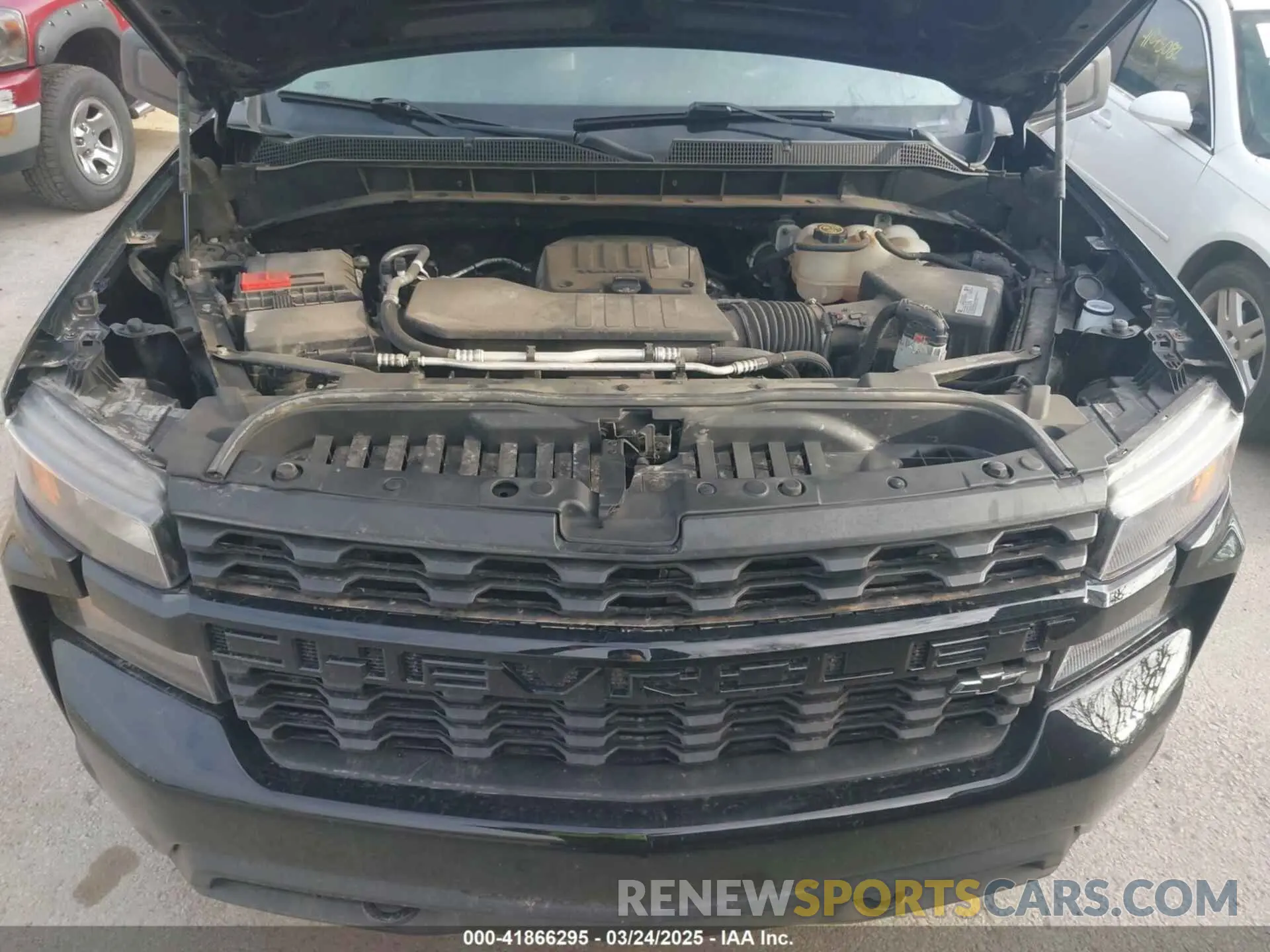 10 Photograph of a damaged car 1GCPYBEK2MZ247857 CHEVROLET SILVERADO 1500 2021