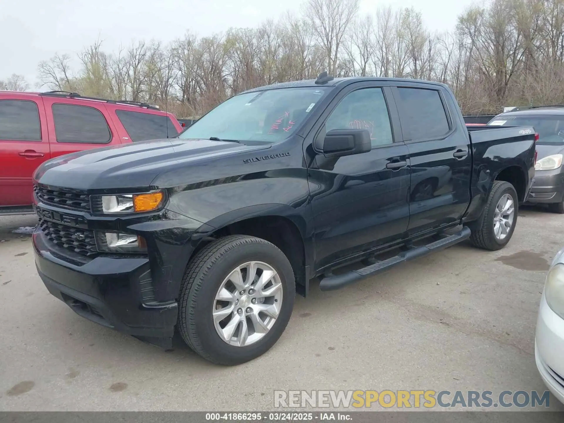 2 Photograph of a damaged car 1GCPYBEK2MZ247857 CHEVROLET SILVERADO 1500 2021