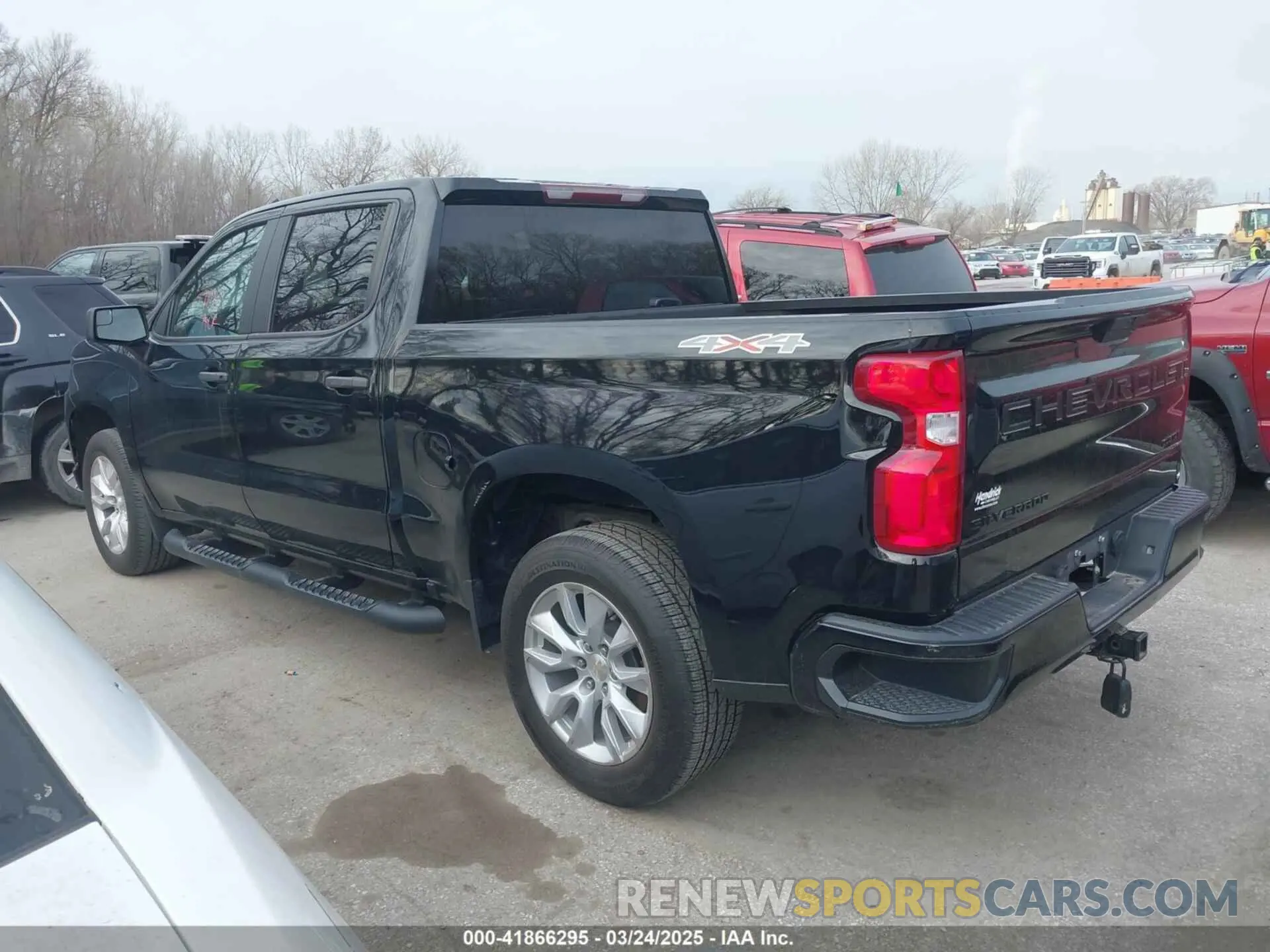 3 Photograph of a damaged car 1GCPYBEK2MZ247857 CHEVROLET SILVERADO 1500 2021