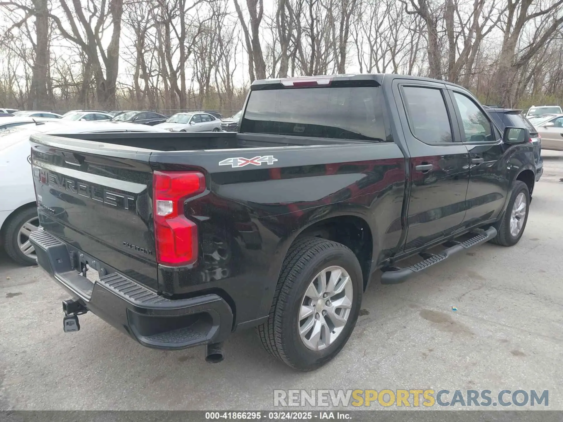4 Photograph of a damaged car 1GCPYBEK2MZ247857 CHEVROLET SILVERADO 1500 2021