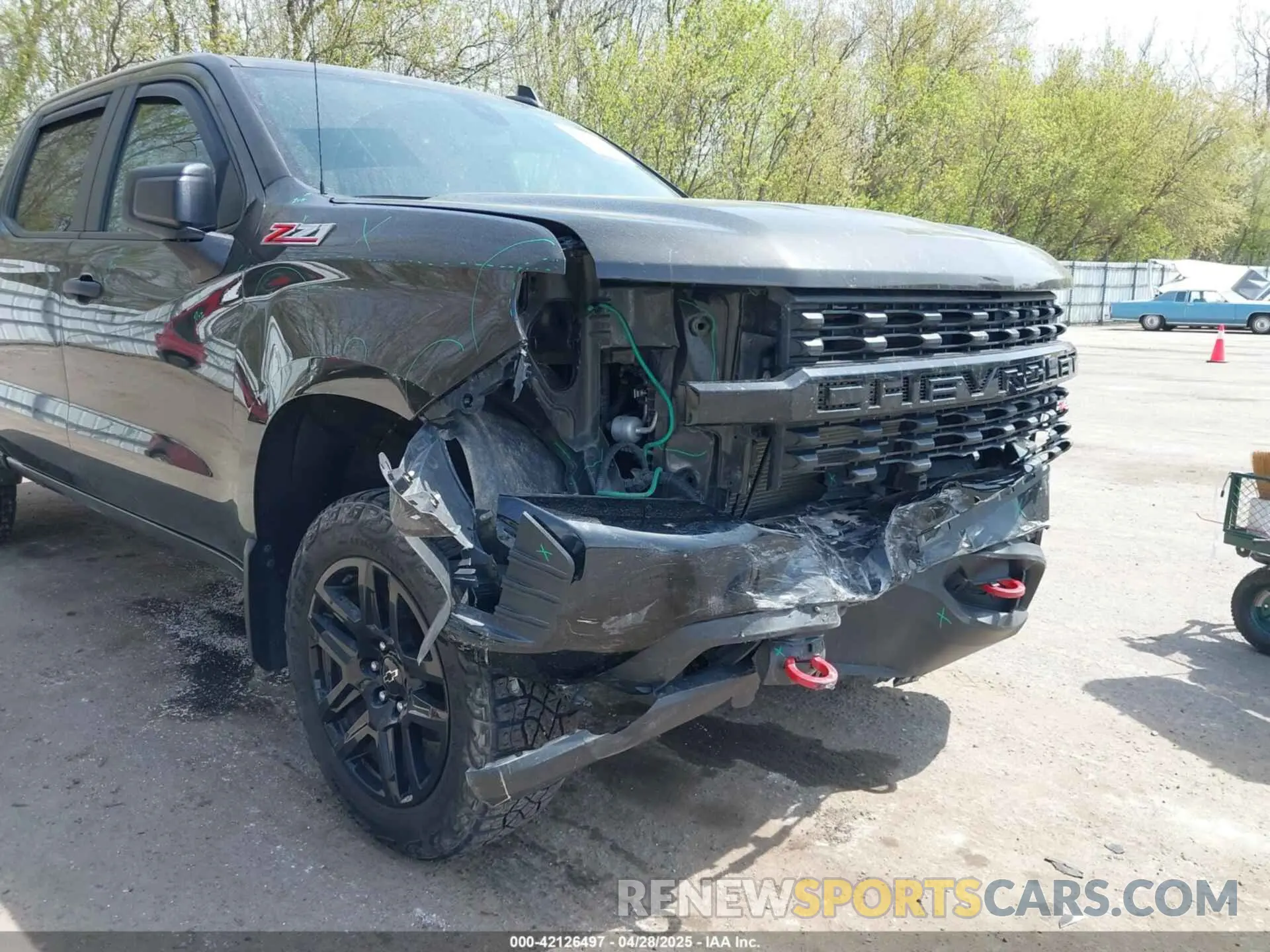 18 Photograph of a damaged car 1GCPYCEF1MZ271205 CHEVROLET SILVERADO 1500 2021