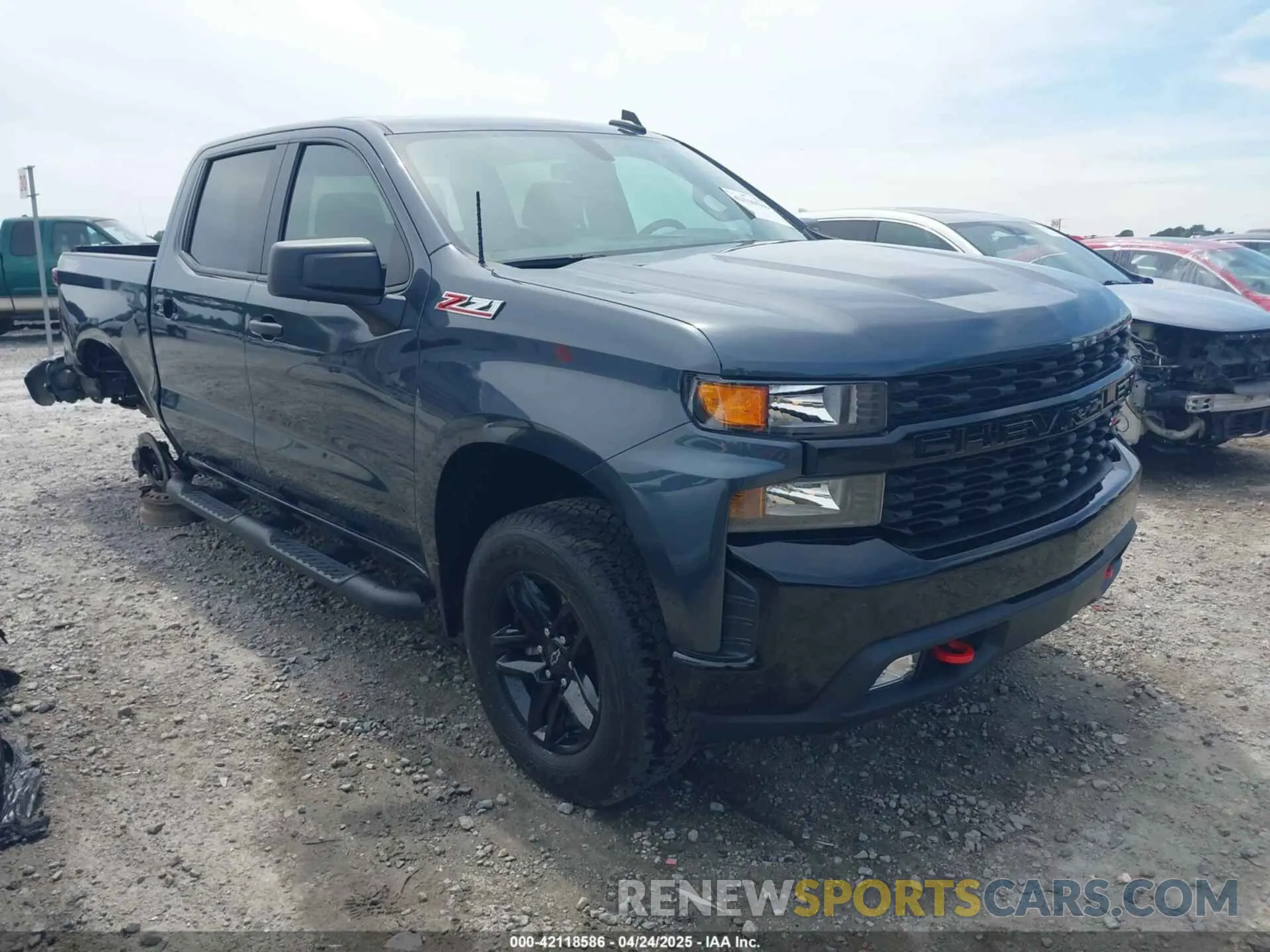 1 Фотография поврежденного автомобиля 1GCPYCEF2MZ372978 CHEVROLET SILVERADO 1500 2021