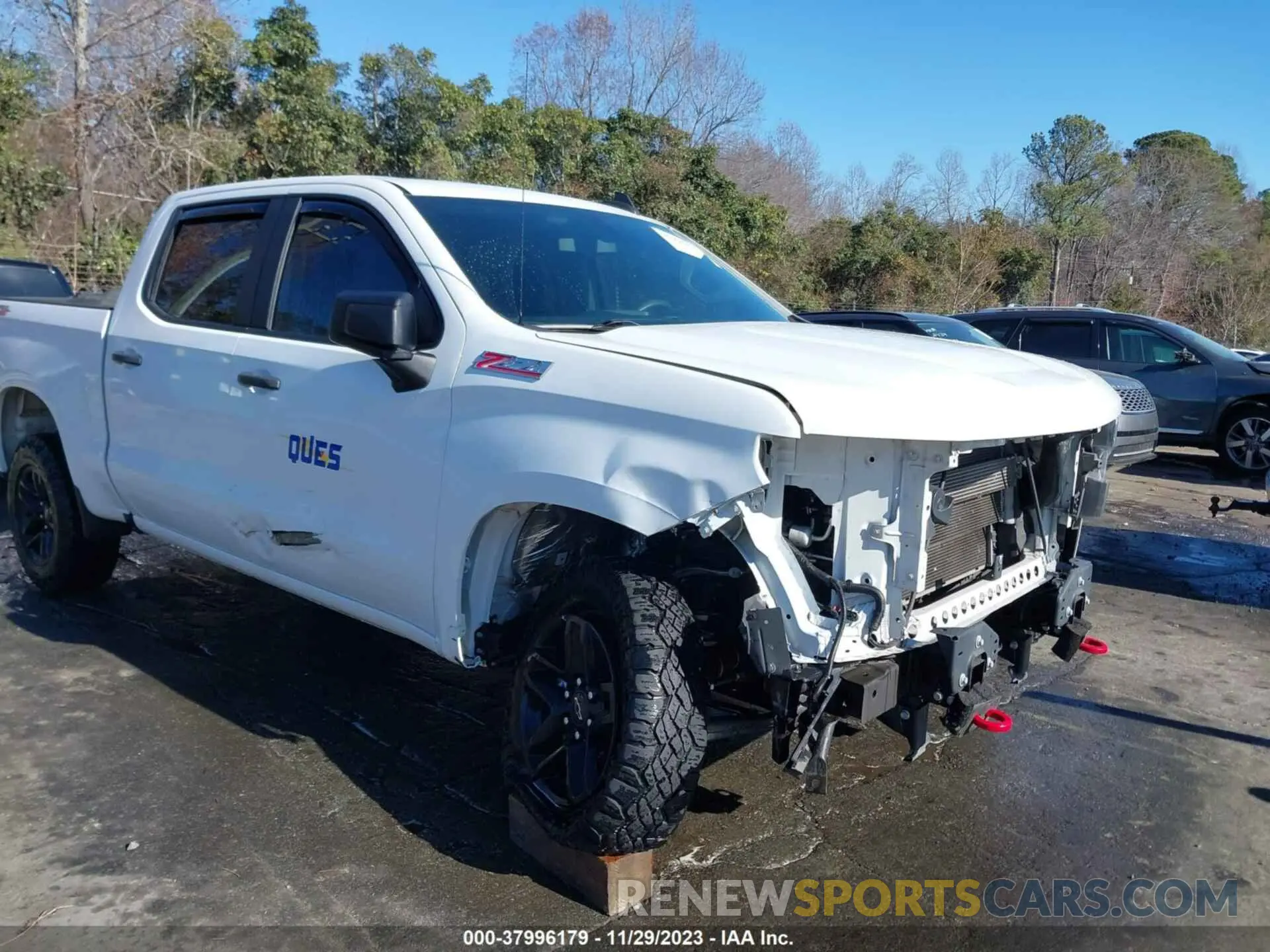 6 Photograph of a damaged car 1GCPYCEF5MZ233265 CHEVROLET SILVERADO 1500 2021
