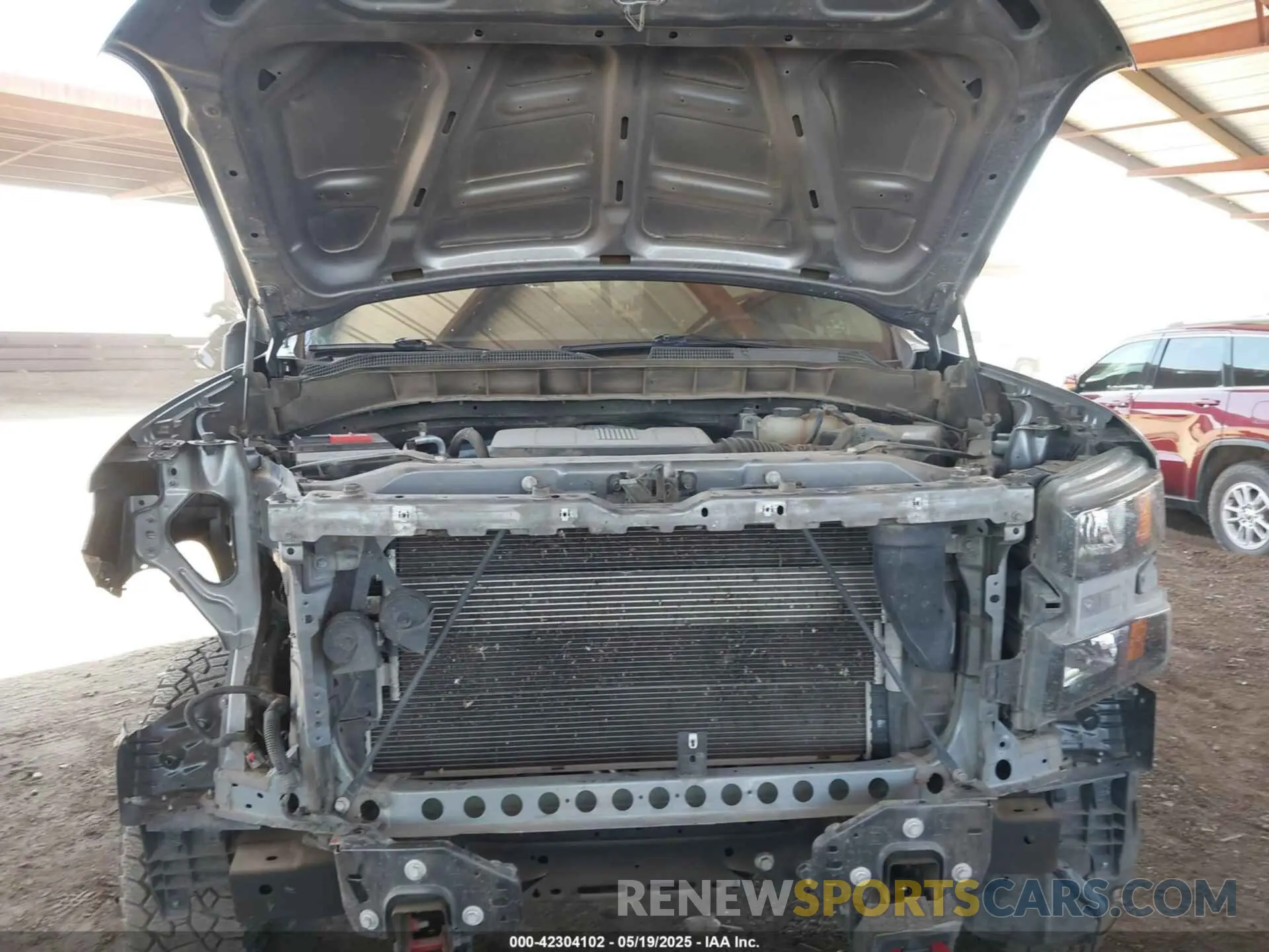 10 Photograph of a damaged car 1GCPYCEF5MZ260045 CHEVROLET SILVERADO 1500 2021