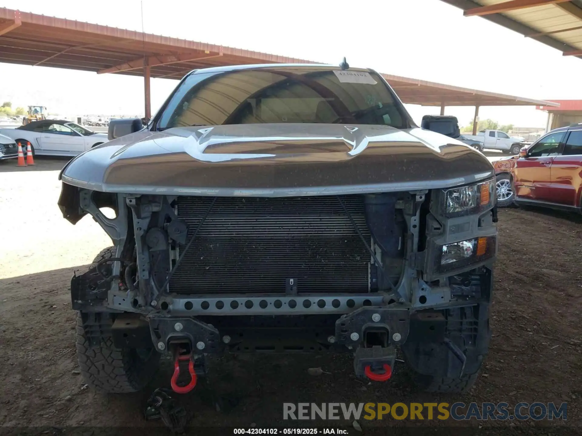 13 Photograph of a damaged car 1GCPYCEF5MZ260045 CHEVROLET SILVERADO 1500 2021