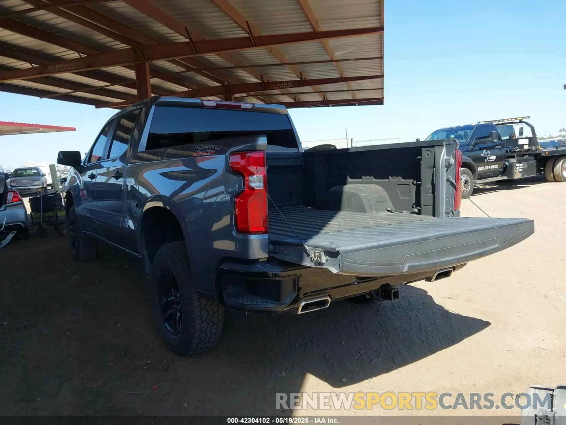 3 Photograph of a damaged car 1GCPYCEF5MZ260045 CHEVROLET SILVERADO 1500 2021