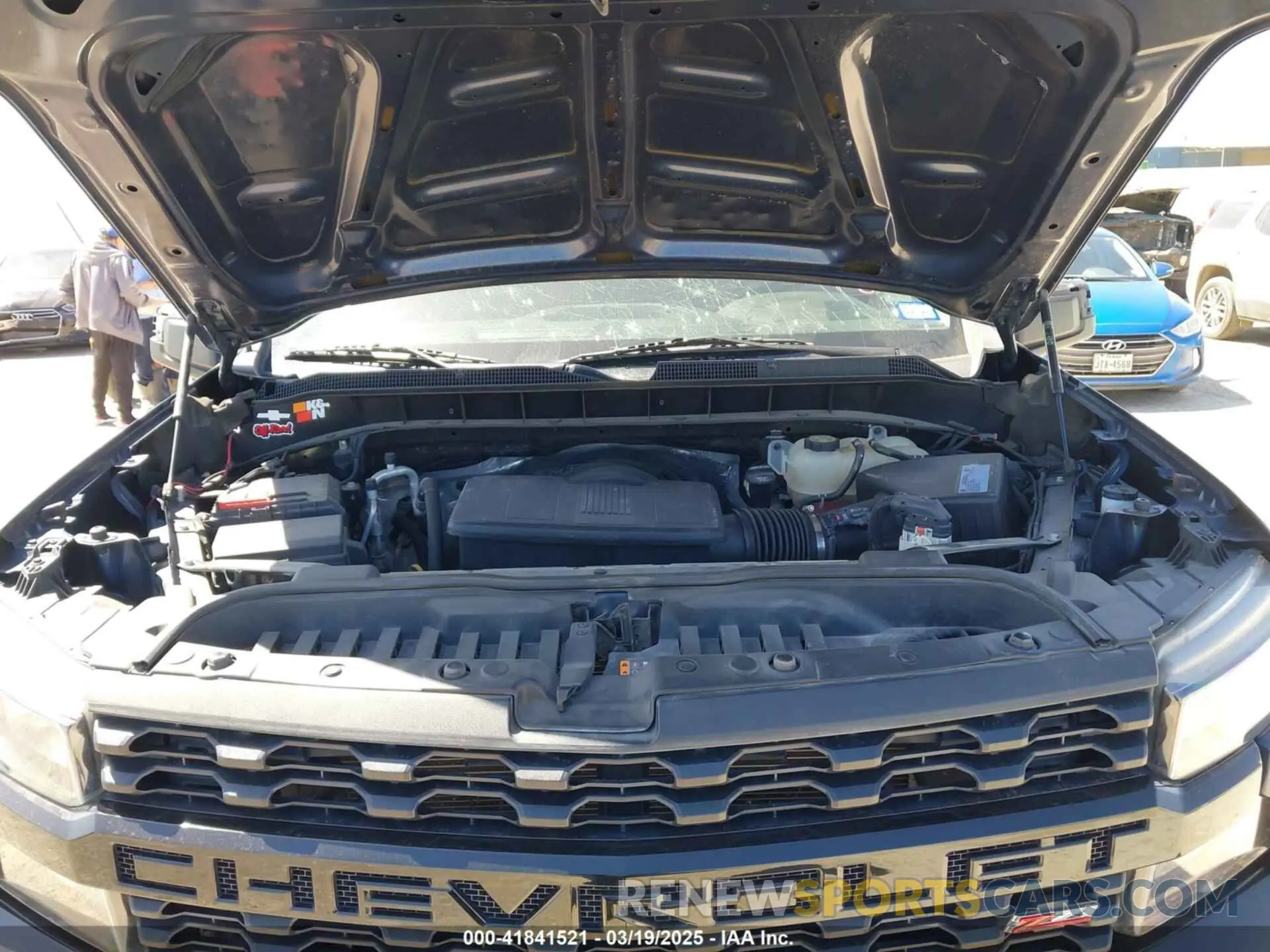 10 Photograph of a damaged car 1GCPYCEF8MZ234412 CHEVROLET SILVERADO 1500 2021