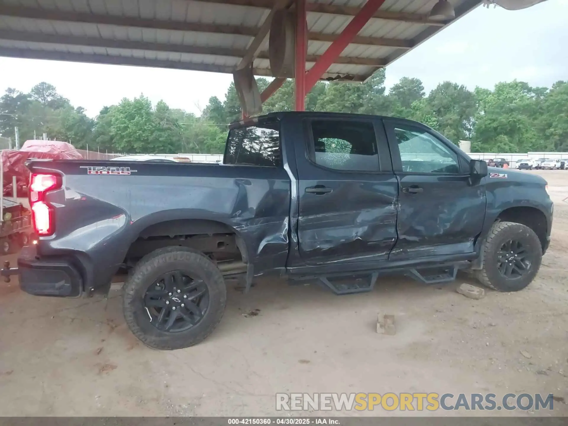 6 Фотография поврежденного автомобиля 1GCPYCEF8MZ363802 CHEVROLET SILVERADO 1500 2021