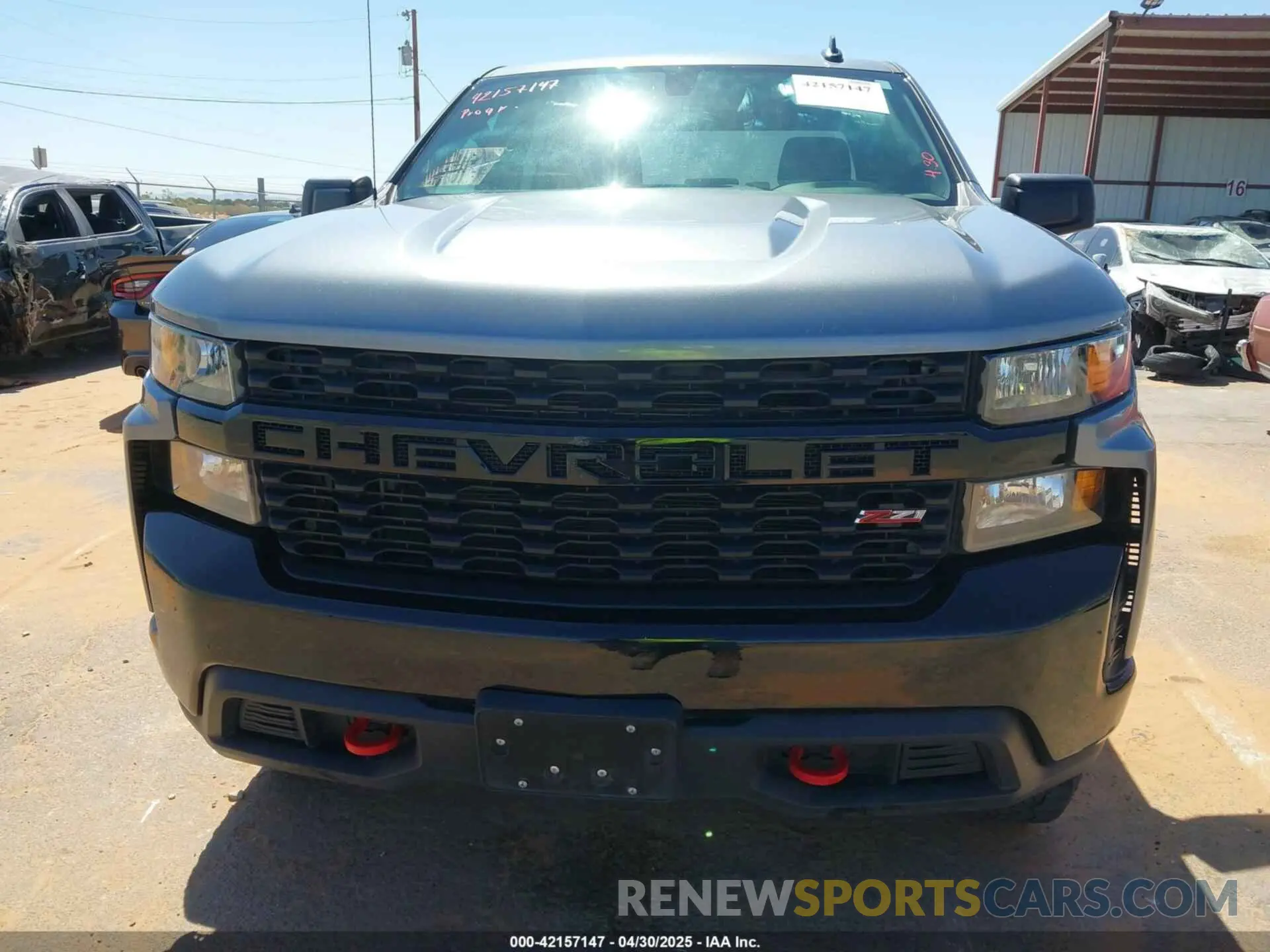 12 Photograph of a damaged car 1GCPYCEFXMZ246125 CHEVROLET SILVERADO 1500 2021