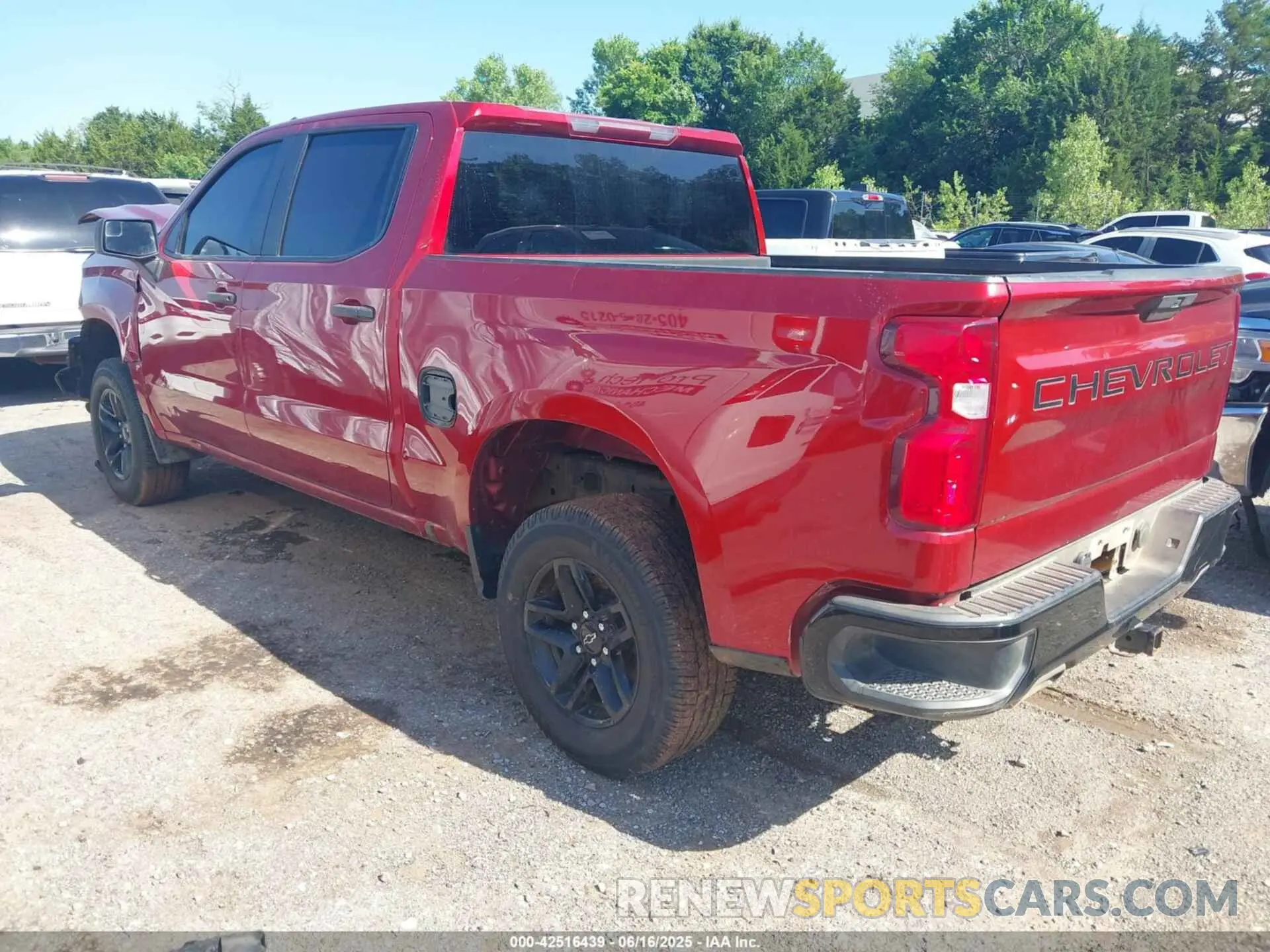 3 Photograph of a damaged car 1GCPYCEL1MZ344109 CHEVROLET SILVERADO 1500 2021