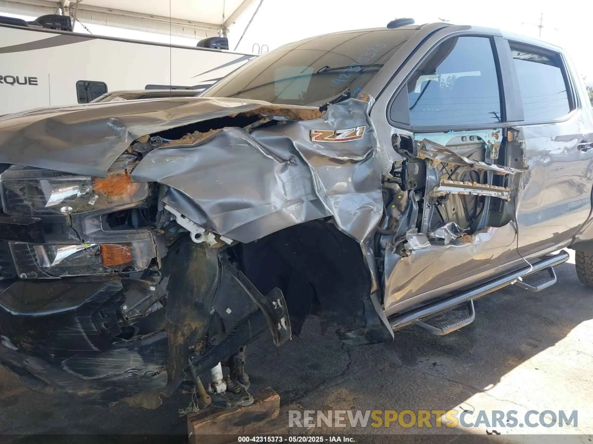 6 Фотография поврежденного автомобиля 1GCPYCEL2MZ403295 CHEVROLET SILVERADO 1500 2021