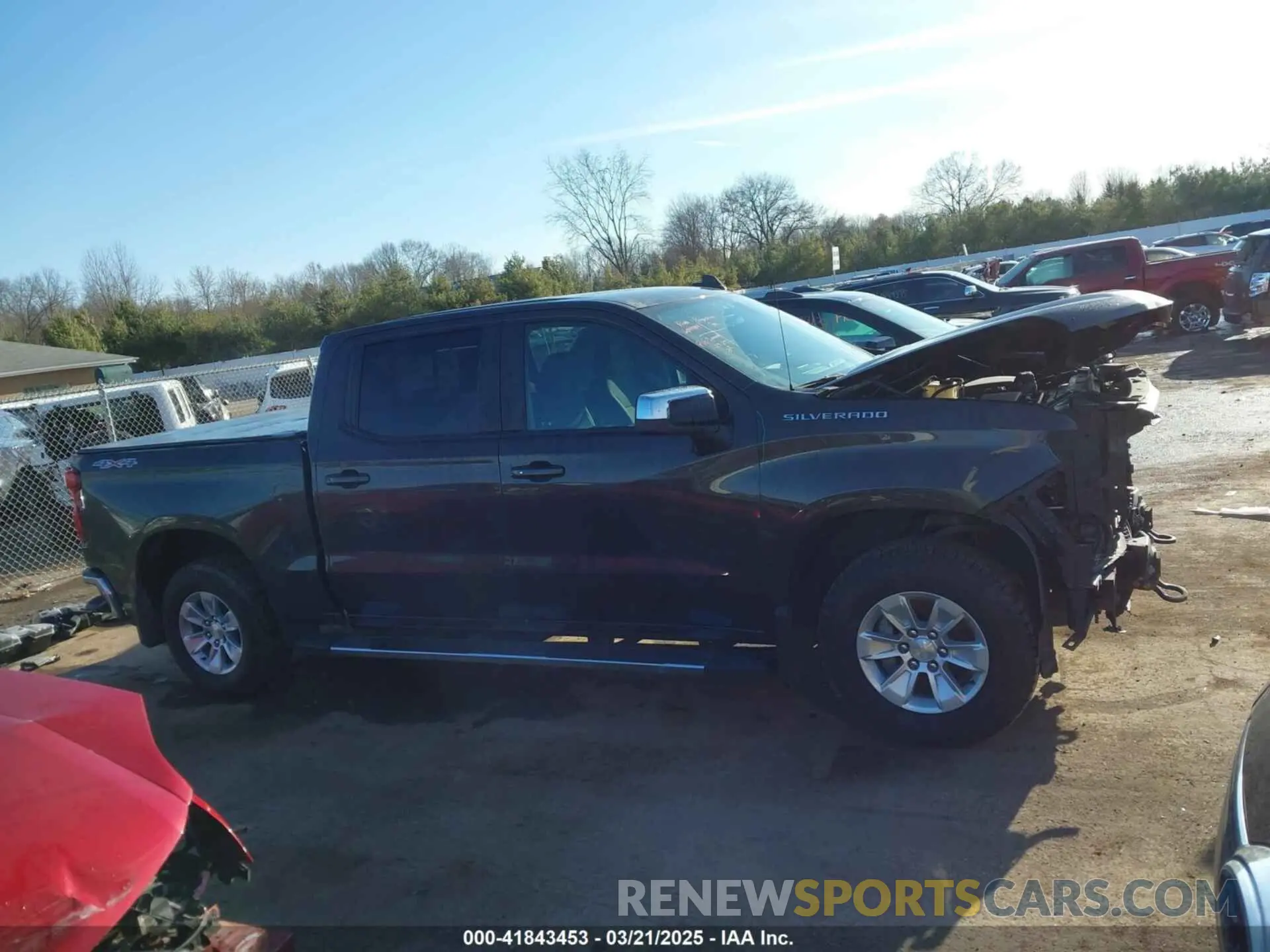 14 Photograph of a damaged car 1GCPYDEK8MZ148133 CHEVROLET SILVERADO 1500 2021