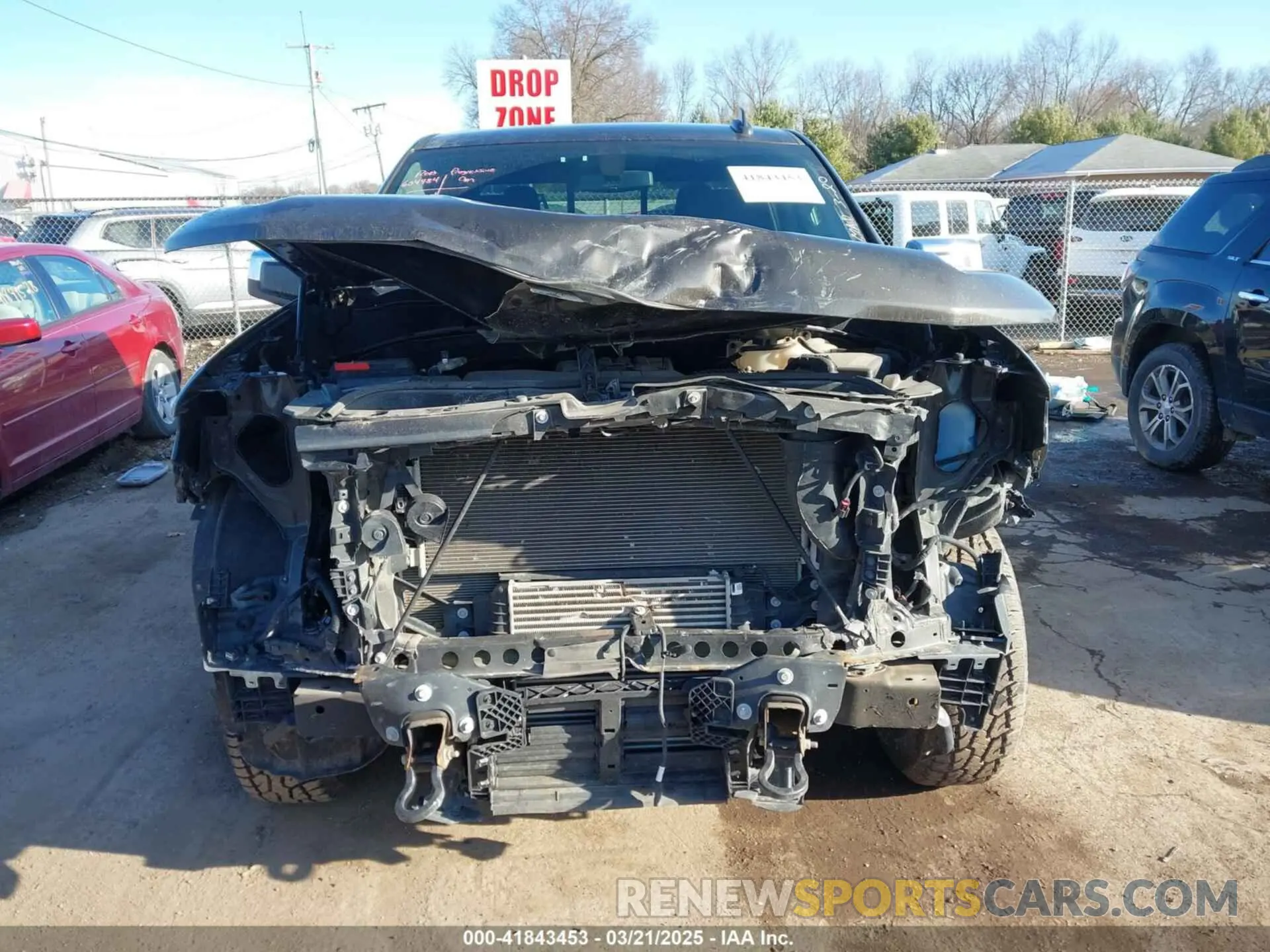 6 Photograph of a damaged car 1GCPYDEK8MZ148133 CHEVROLET SILVERADO 1500 2021