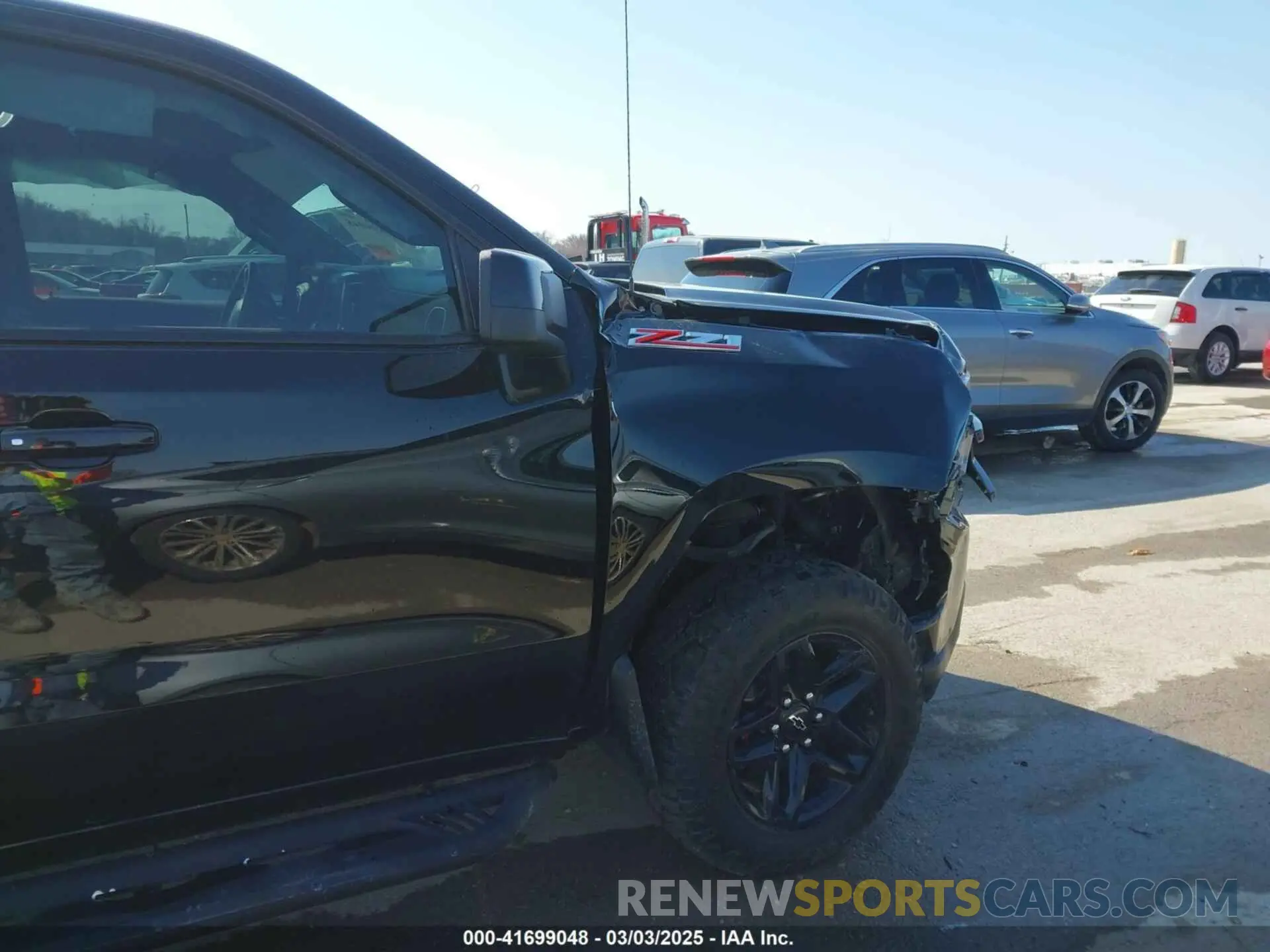 14 Photograph of a damaged car 1GCPYFED1MZ170522 CHEVROLET SILVERADO 1500 2021