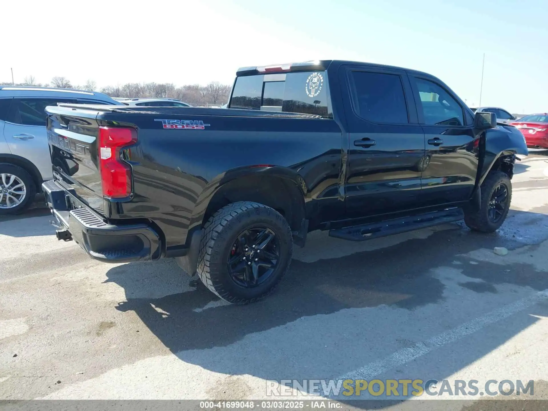 4 Photograph of a damaged car 1GCPYFED1MZ170522 CHEVROLET SILVERADO 1500 2021