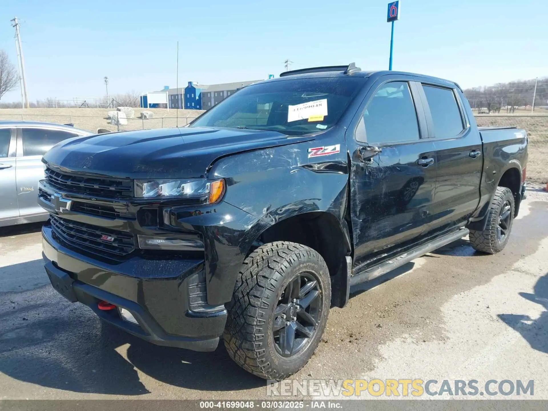 6 Photograph of a damaged car 1GCPYFED1MZ170522 CHEVROLET SILVERADO 1500 2021