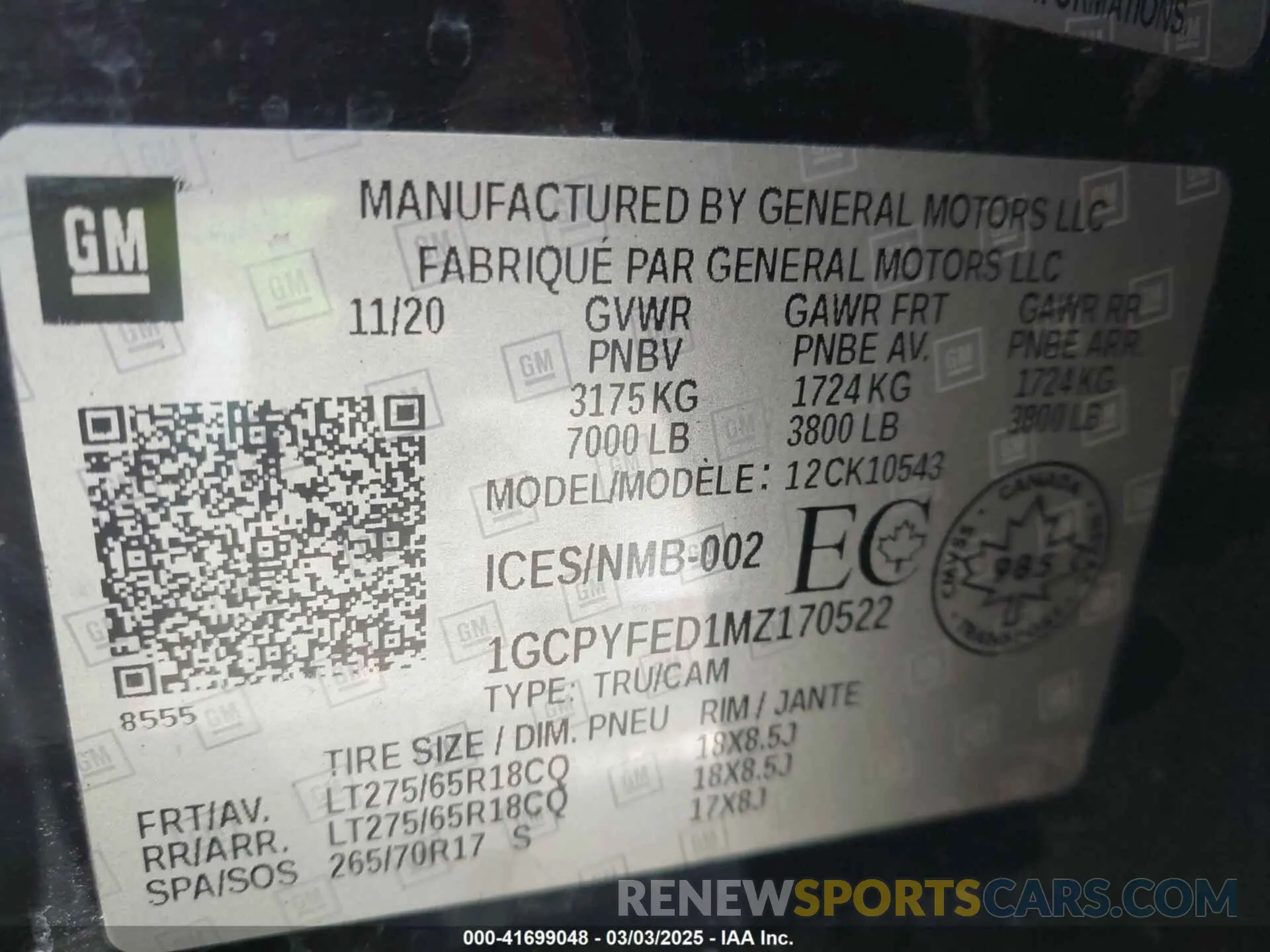 9 Photograph of a damaged car 1GCPYFED1MZ170522 CHEVROLET SILVERADO 1500 2021