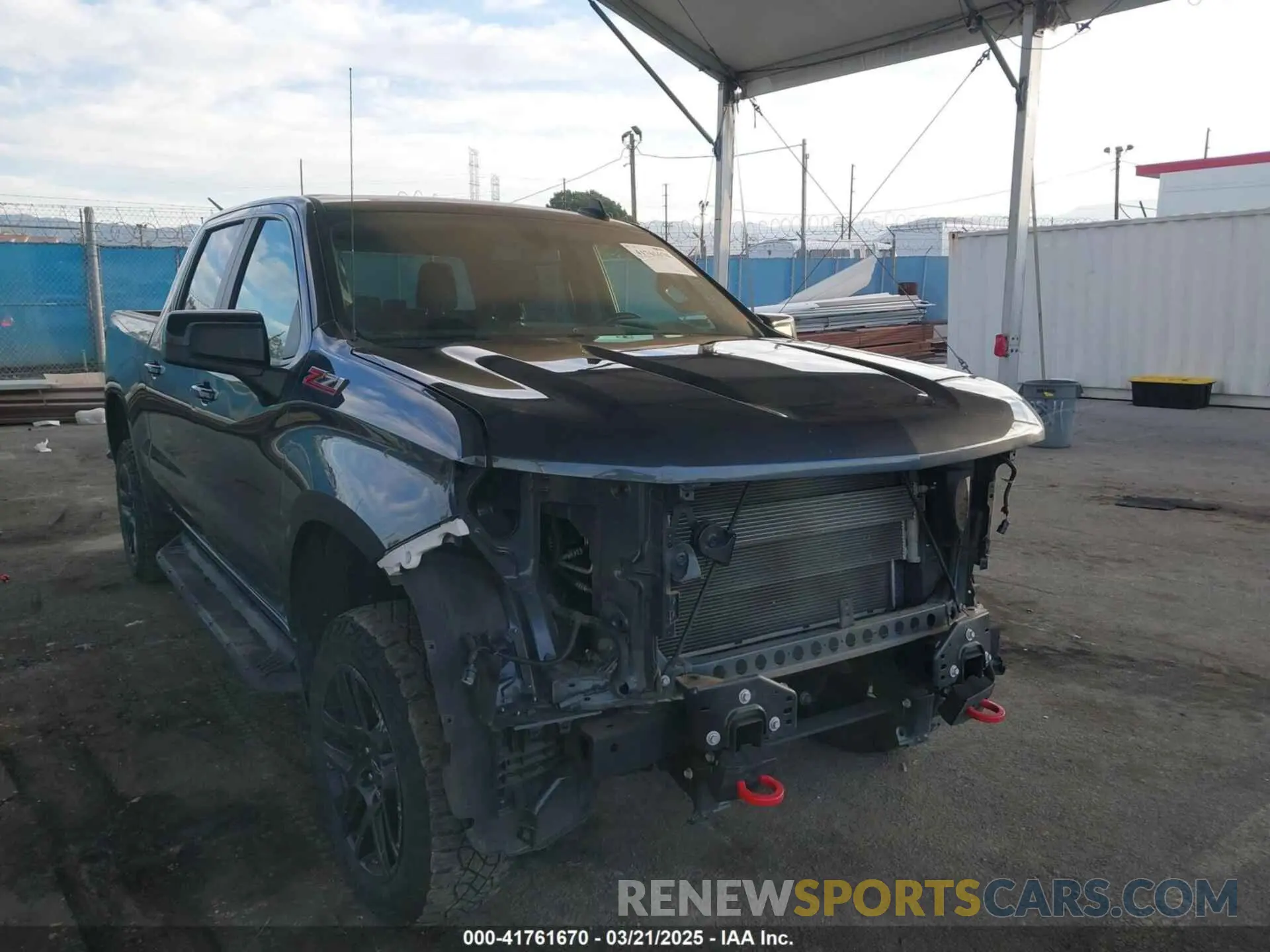 1 Фотография поврежденного автомобиля 1GCPYFED1MZ449887 CHEVROLET SILVERADO 1500 2021