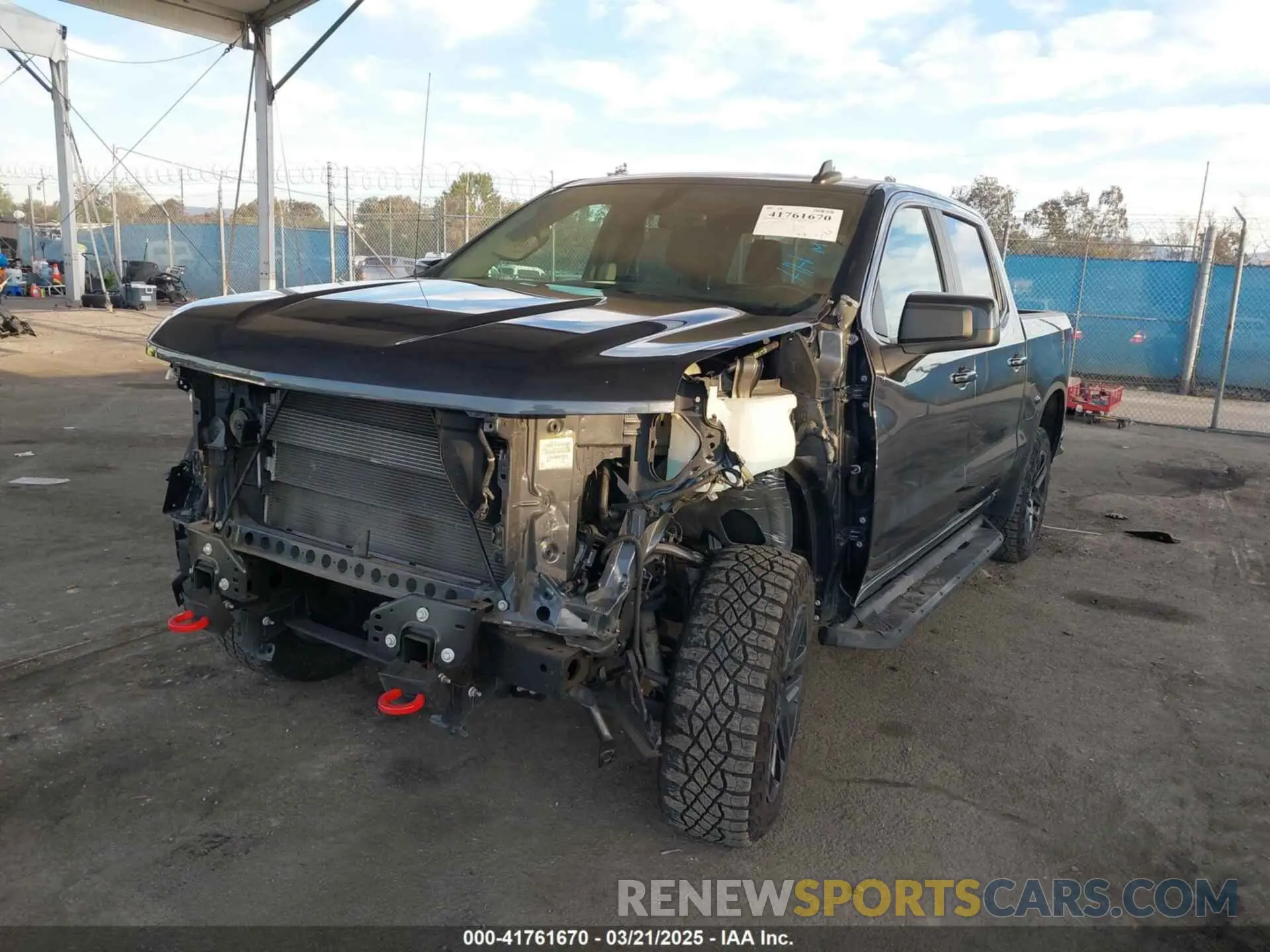 2 Фотография поврежденного автомобиля 1GCPYFED1MZ449887 CHEVROLET SILVERADO 1500 2021