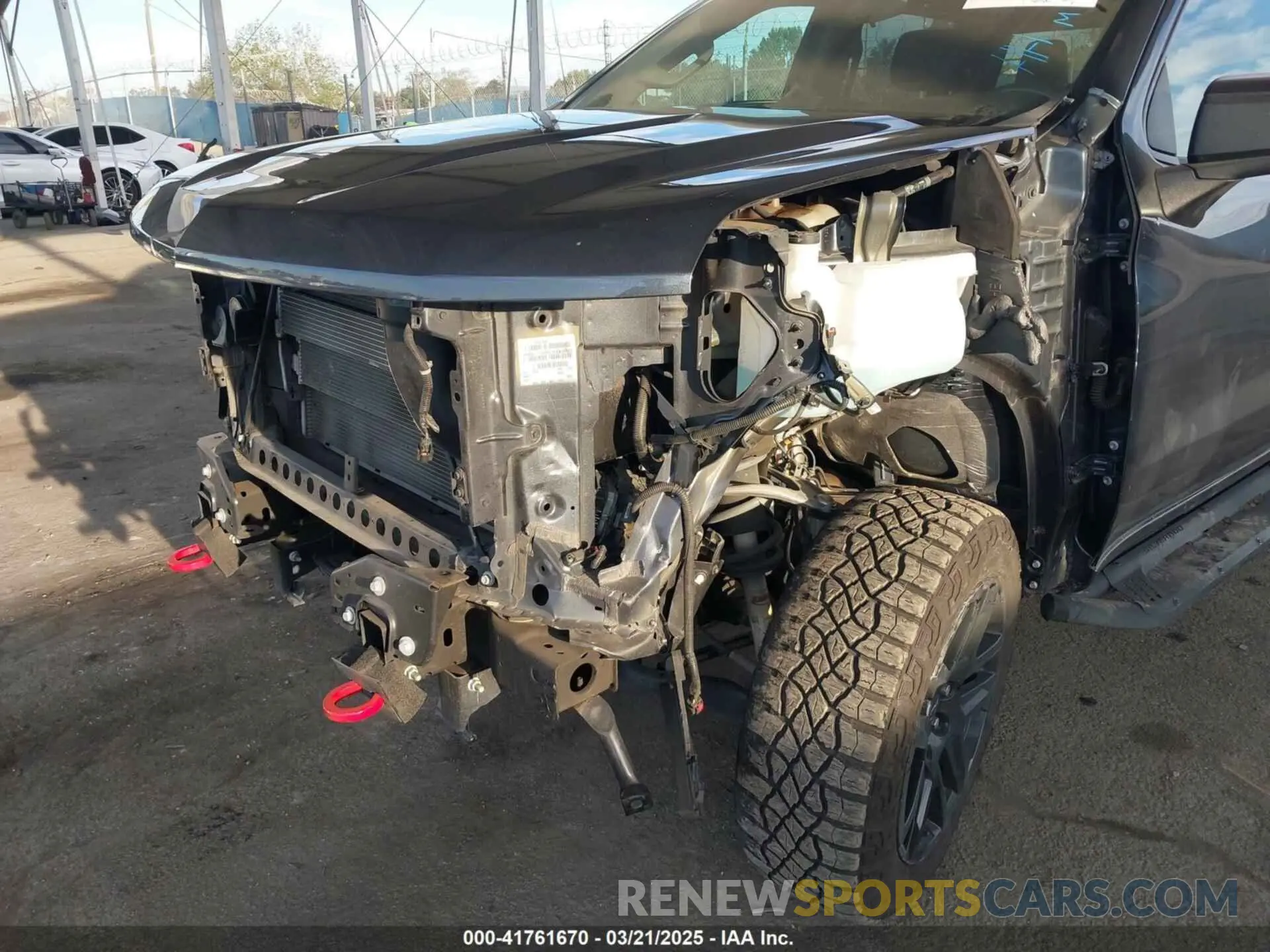 6 Фотография поврежденного автомобиля 1GCPYFED1MZ449887 CHEVROLET SILVERADO 1500 2021