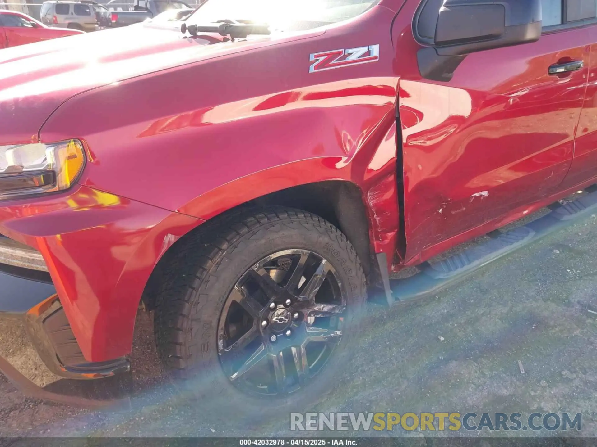 6 Photograph of a damaged car 1GCPYFED3MZ381916 CHEVROLET SILVERADO 1500 2021