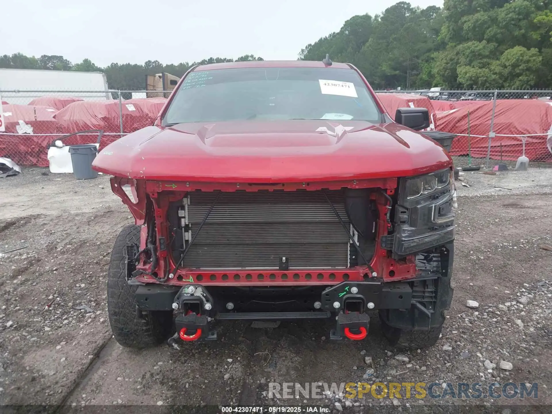 13 Photograph of a damaged car 1GCPYFED3MZ402442 CHEVROLET SILVERADO 1500 2021
