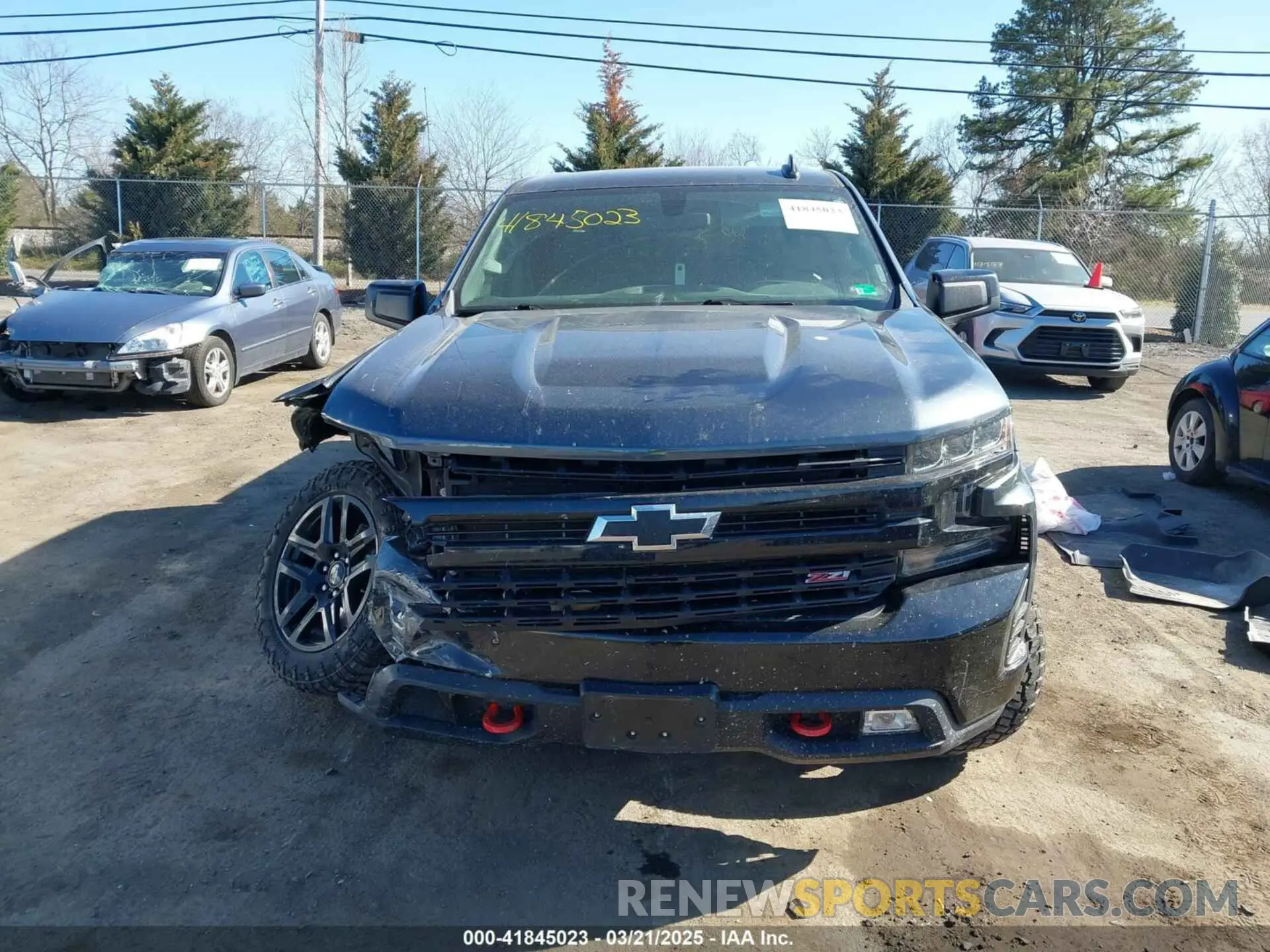12 Photograph of a damaged car 1GCPYFED4MZ349105 CHEVROLET SILVERADO 1500 2021