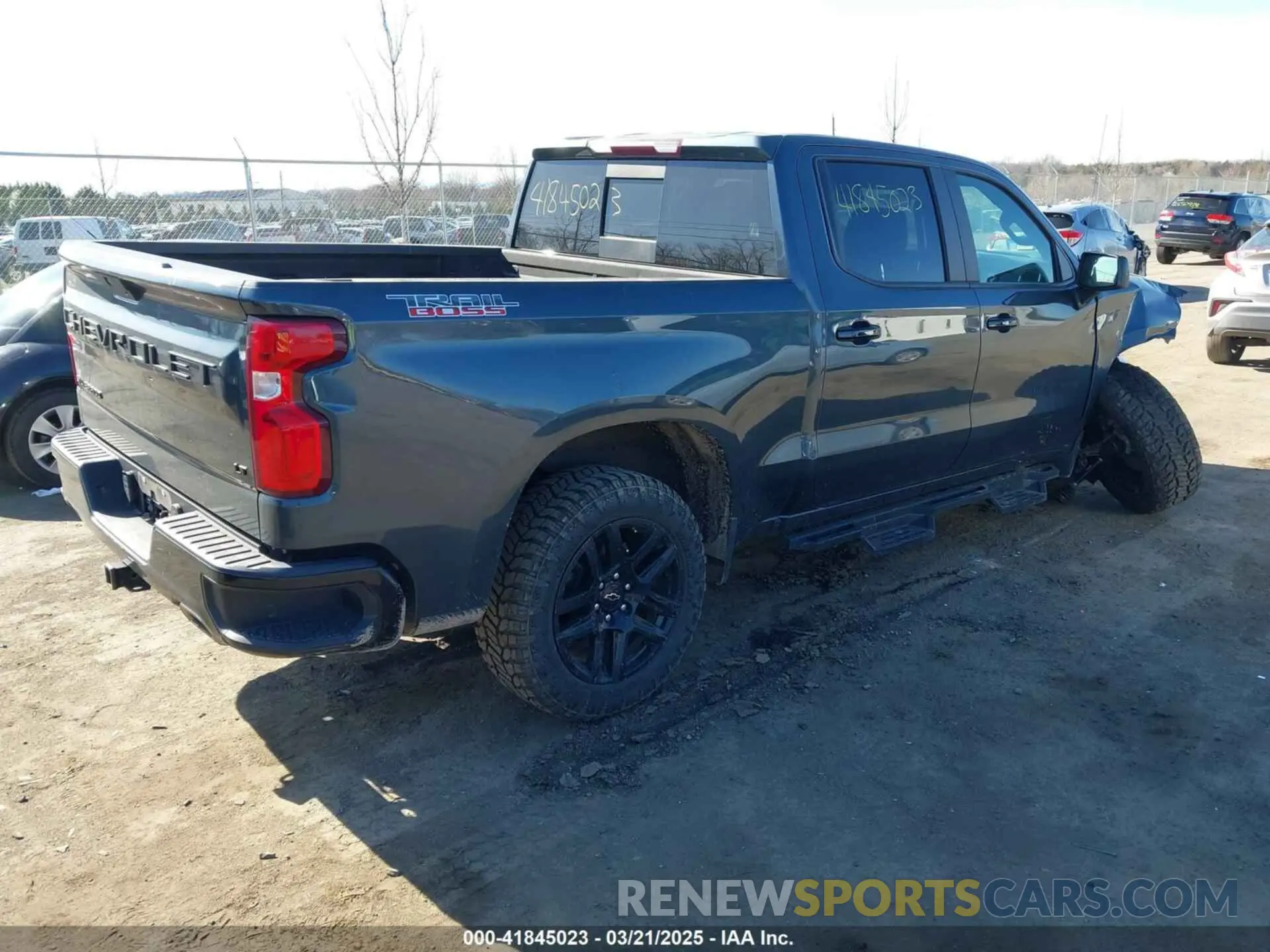 4 Photograph of a damaged car 1GCPYFED4MZ349105 CHEVROLET SILVERADO 1500 2021