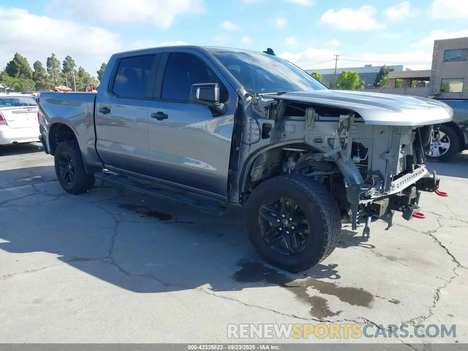 1 Фотография поврежденного автомобиля 1GCPYFED5MZ120402 CHEVROLET SILVERADO 1500 2021