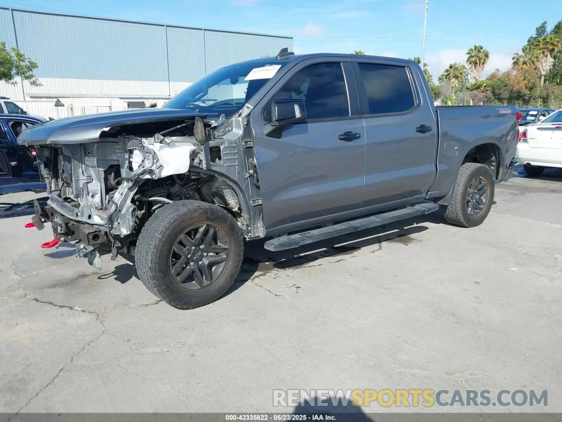 2 Фотография поврежденного автомобиля 1GCPYFED5MZ120402 CHEVROLET SILVERADO 1500 2021