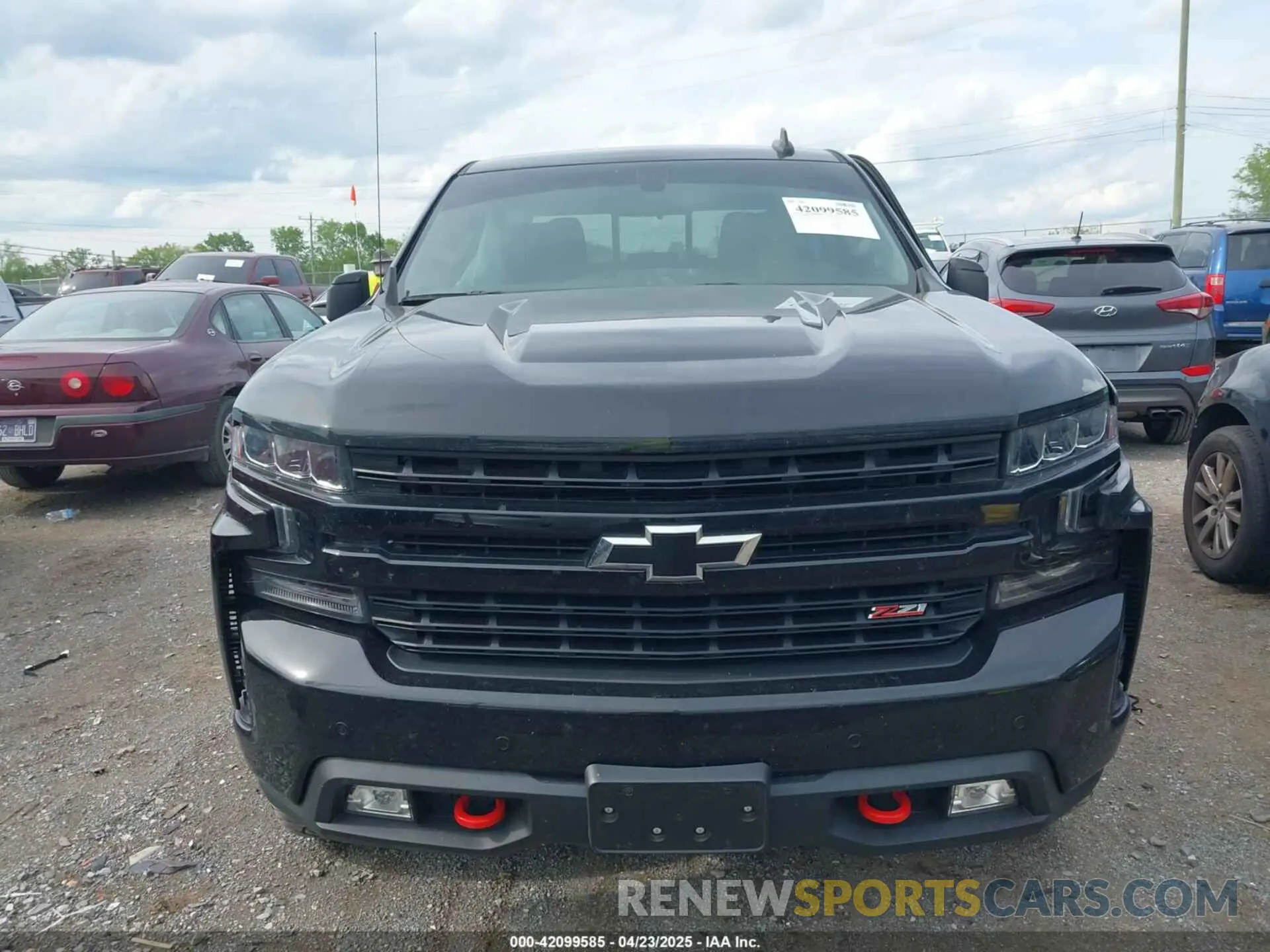 12 Фотография поврежденного автомобиля 1GCPYFED5MZ192636 CHEVROLET SILVERADO 1500 2021