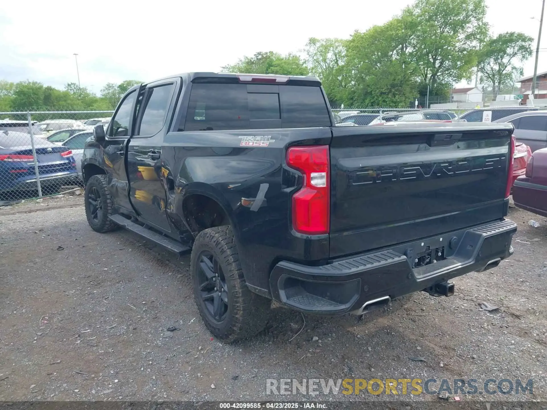 3 Фотография поврежденного автомобиля 1GCPYFED5MZ192636 CHEVROLET SILVERADO 1500 2021