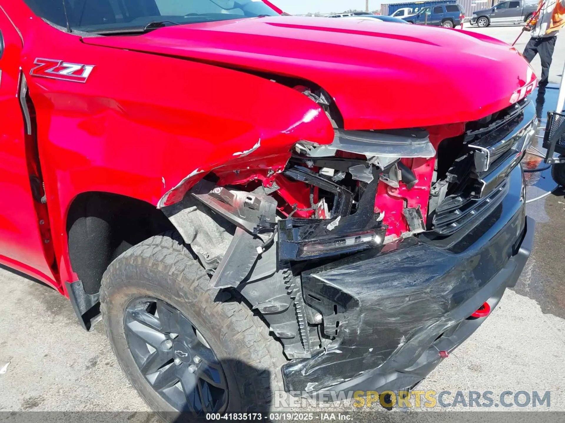 6 Photograph of a damaged car 1GCPYFED5MZ452405 CHEVROLET SILVERADO 1500 2021