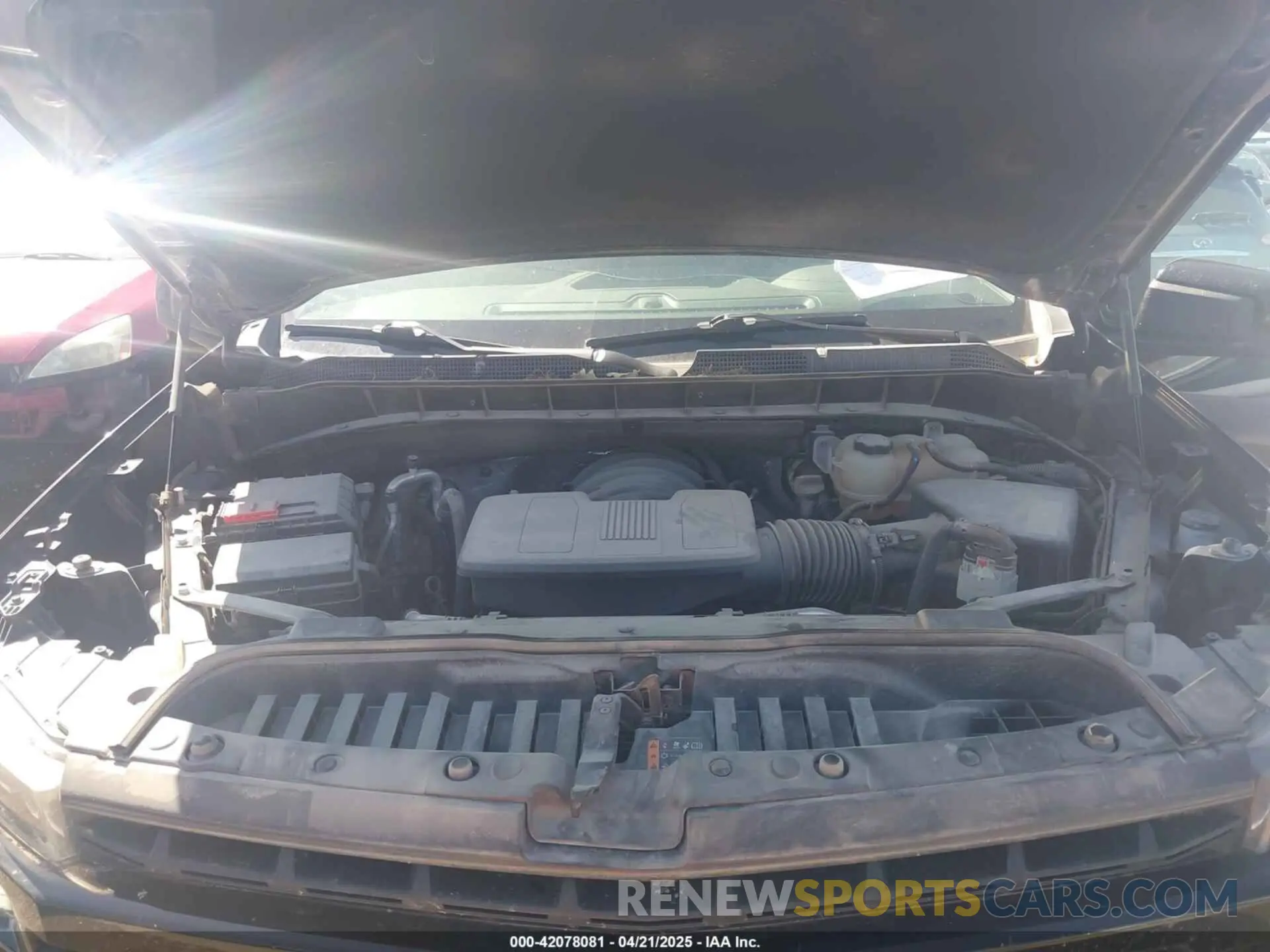 10 Фотография поврежденного автомобиля 1GCPYFED7MZ407580 CHEVROLET SILVERADO 1500 2021