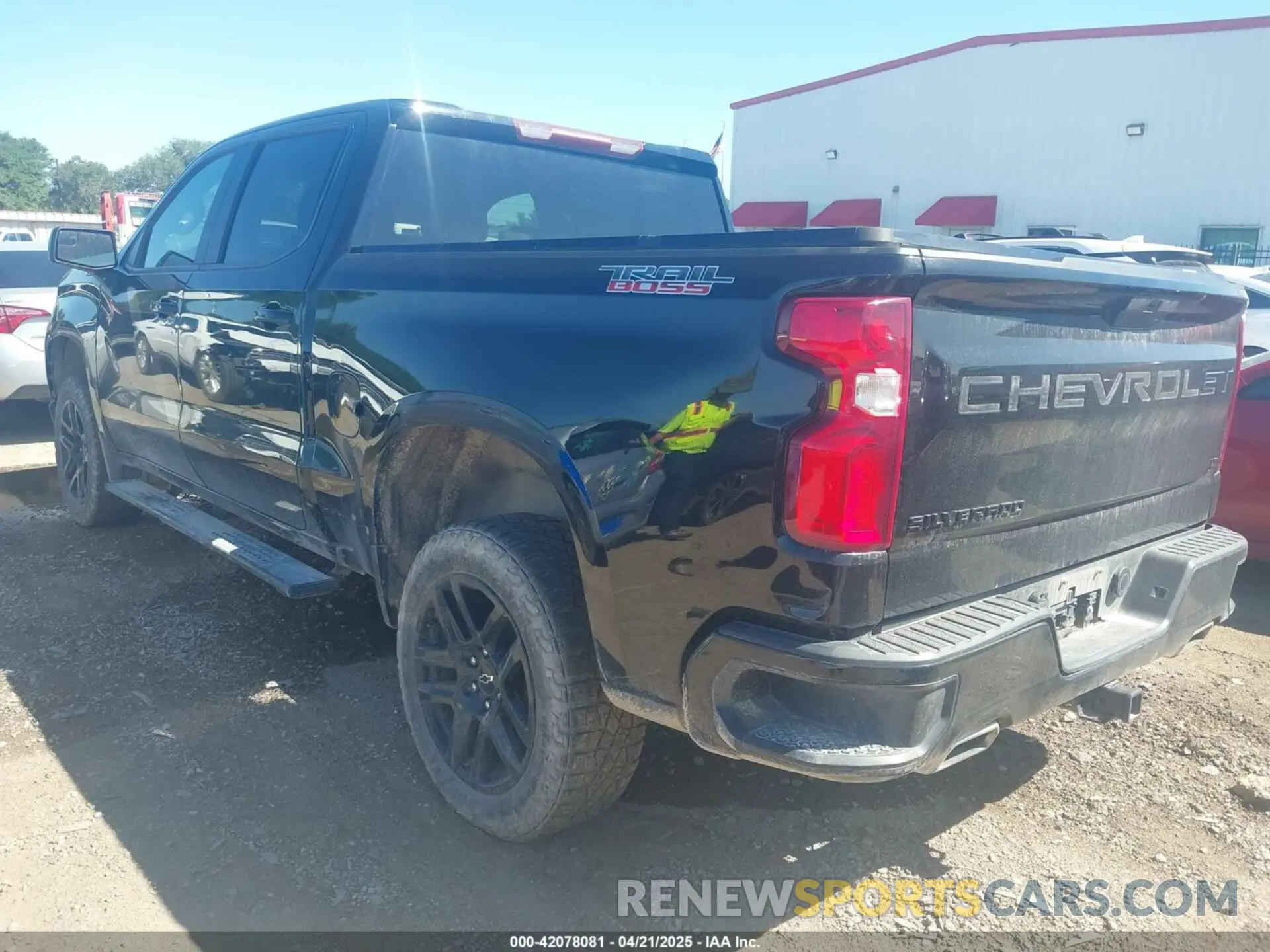 3 Фотография поврежденного автомобиля 1GCPYFED7MZ407580 CHEVROLET SILVERADO 1500 2021