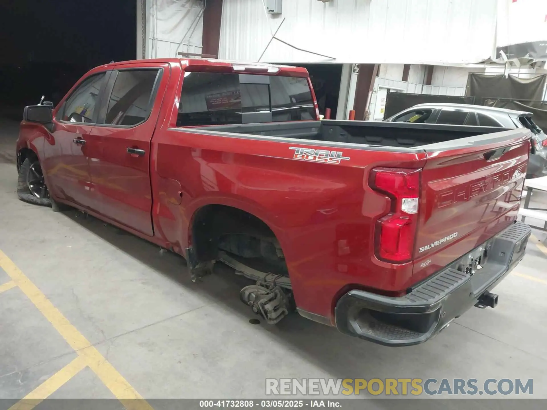 3 Photograph of a damaged car 1GCPYFED8MZ167911 CHEVROLET SILVERADO 1500 2021