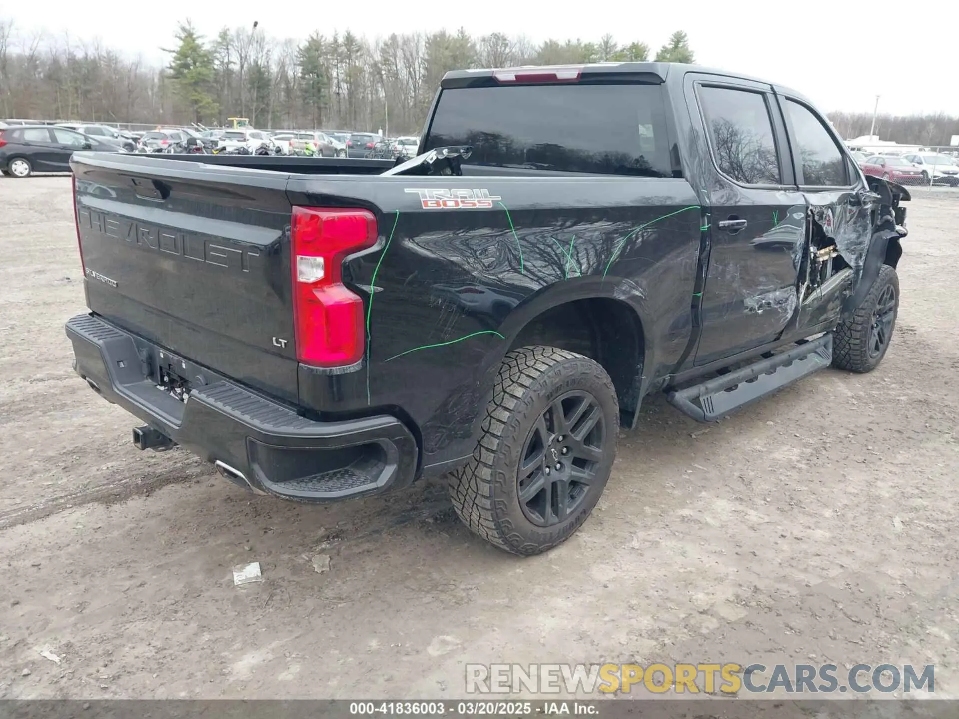 4 Photograph of a damaged car 1GCPYFED8MZ374511 CHEVROLET SILVERADO 1500 2021