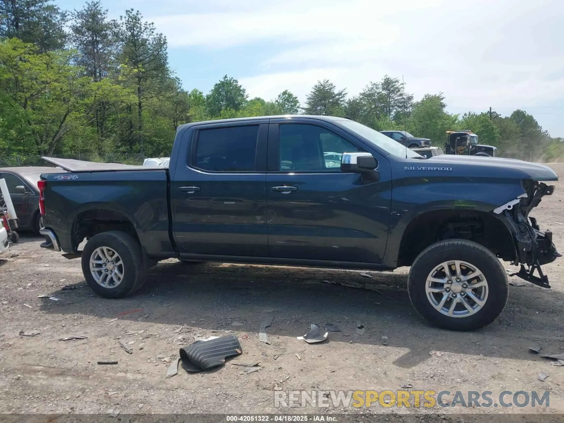 13 Photograph of a damaged car 1GCPYJEK4MZ434009 CHEVROLET SILVERADO 1500 2021