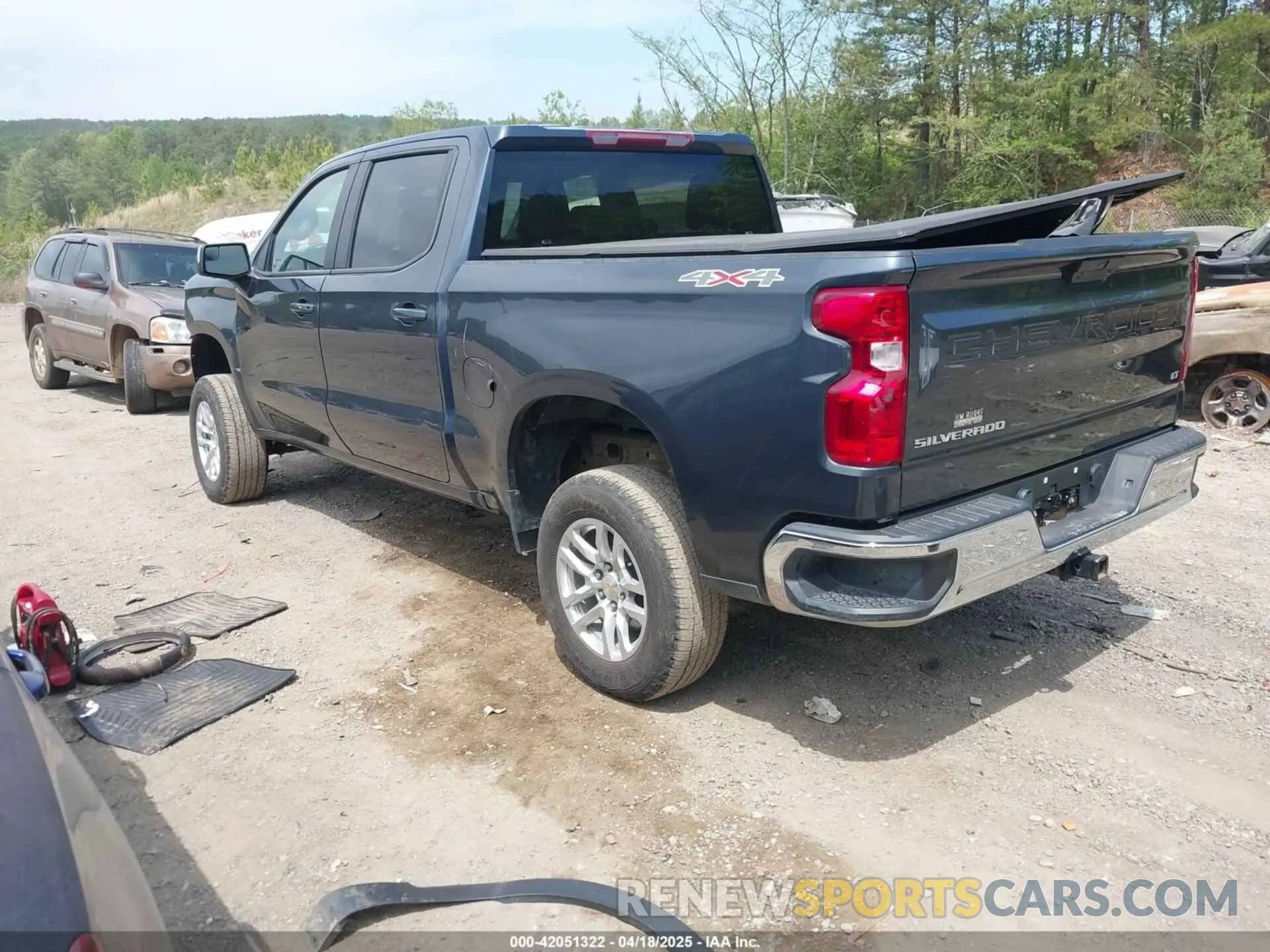 3 Photograph of a damaged car 1GCPYJEK4MZ434009 CHEVROLET SILVERADO 1500 2021