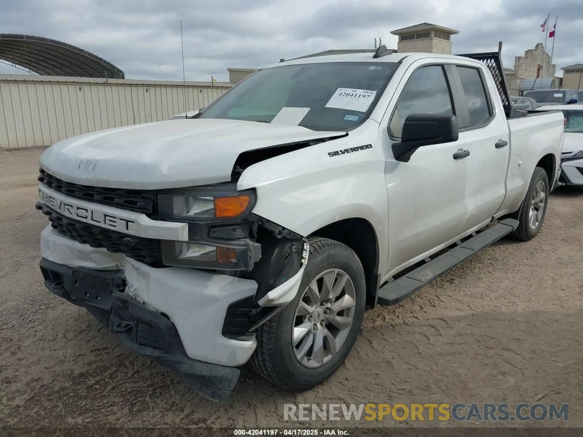 2 Photograph of a damaged car 1GCRWBEH2MZ177506 CHEVROLET SILVERADO 1500 2021