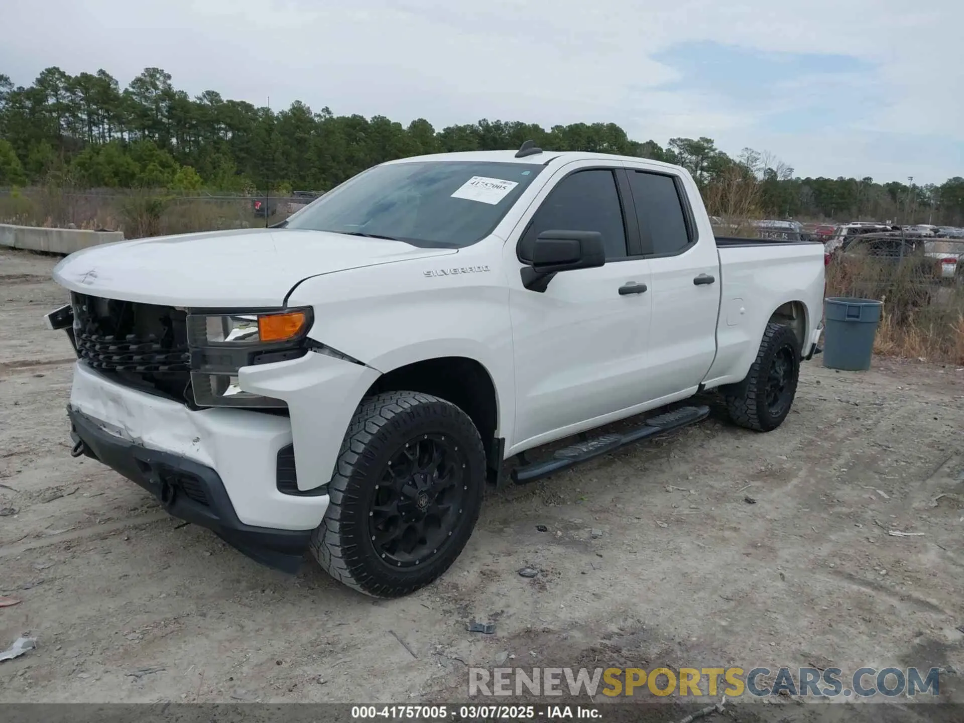 2 Photograph of a damaged car 1GCRWBEH9MZ107422 CHEVROLET SILVERADO 1500 2021
