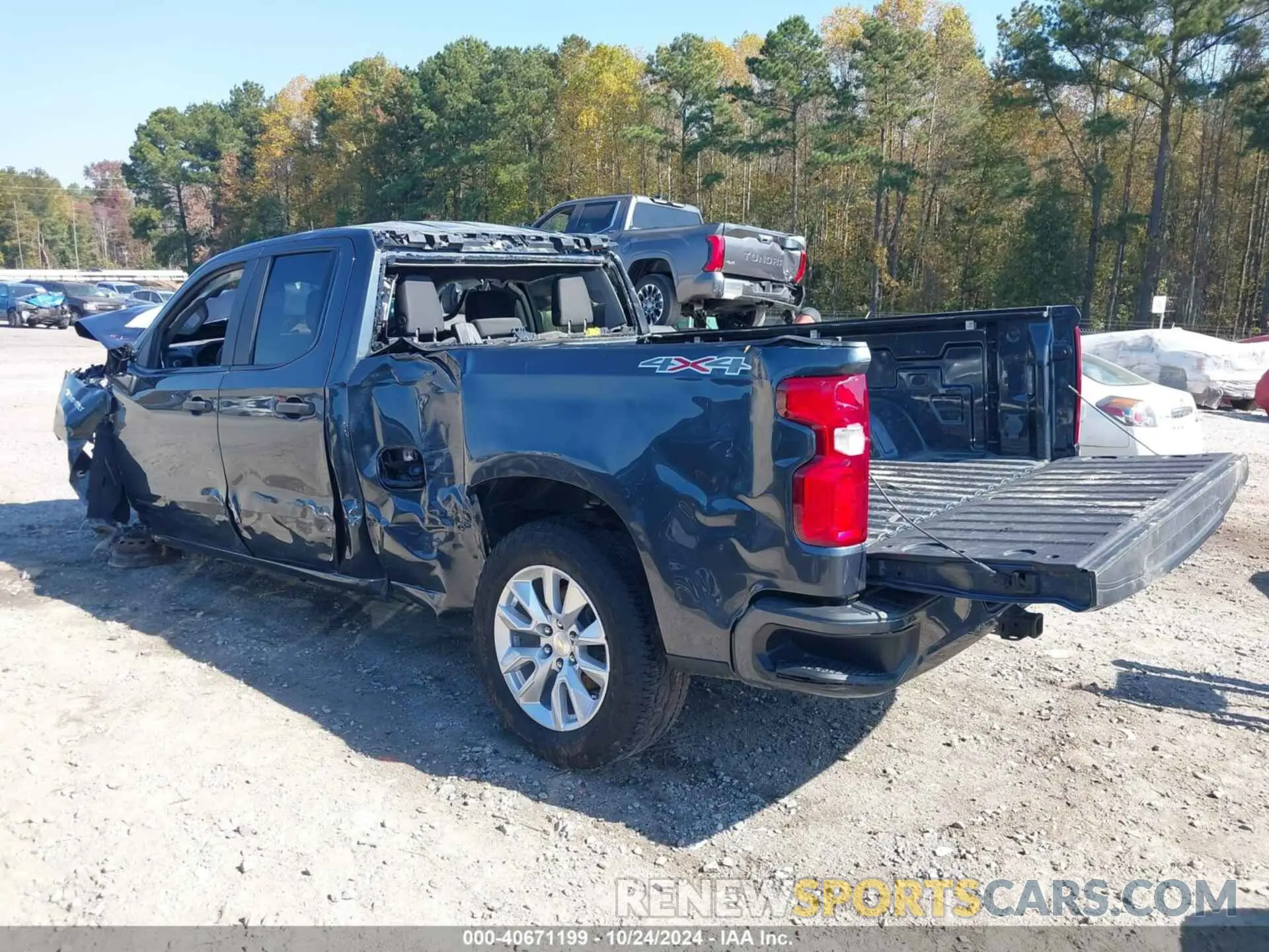 3 Photograph of a damaged car 1GCRYBEK1MZ317390 CHEVROLET SILVERADO 1500 2021